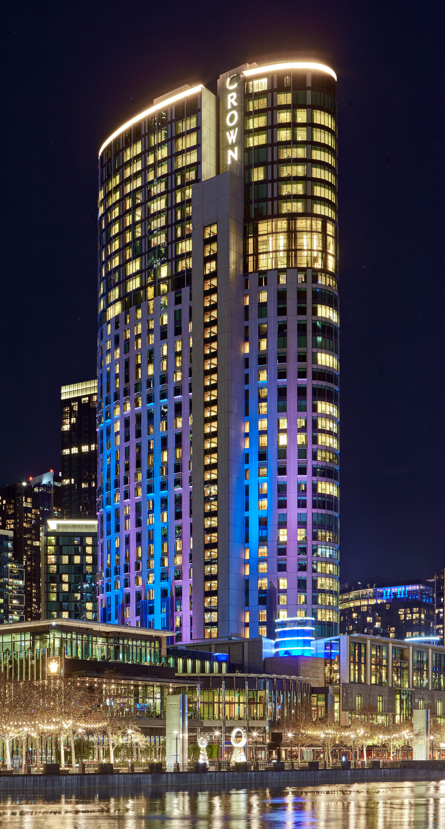 Crown Towers - View from the north 