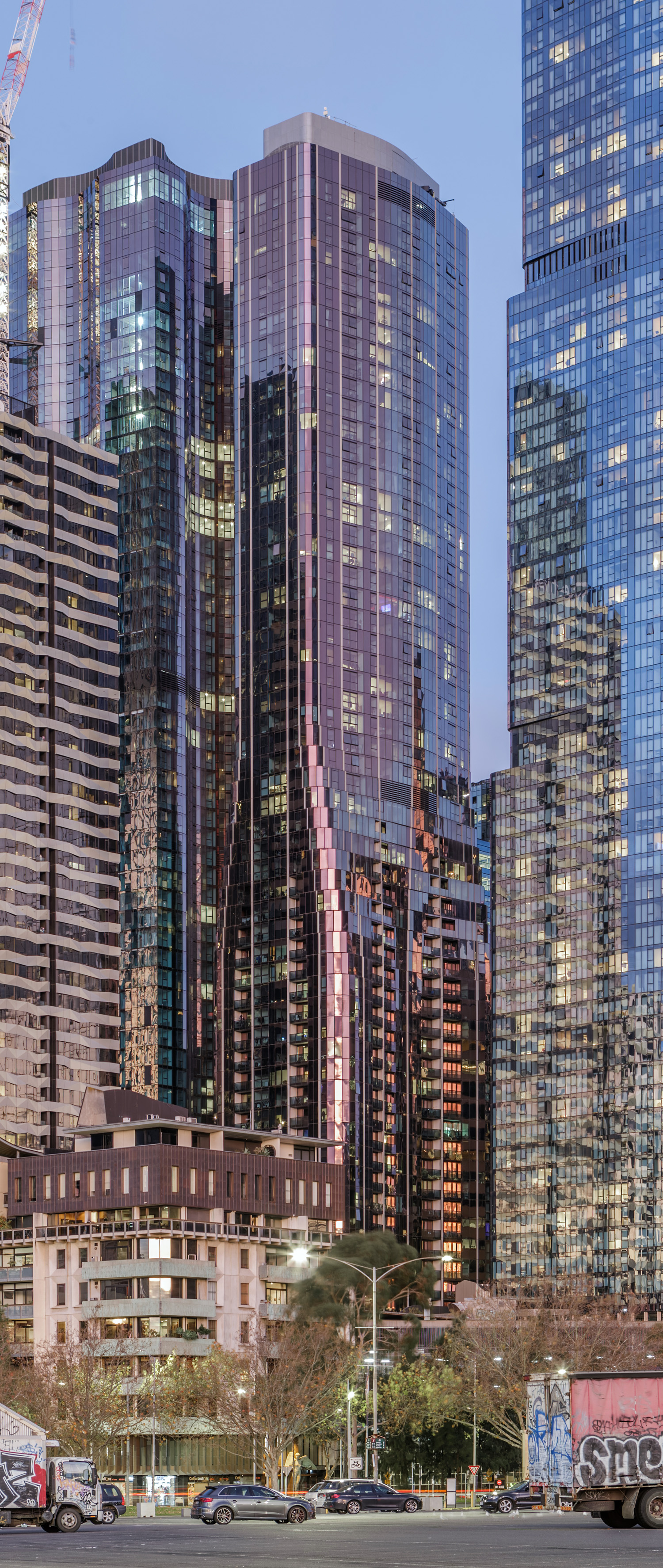 Eq. Tower - View from the northwest 