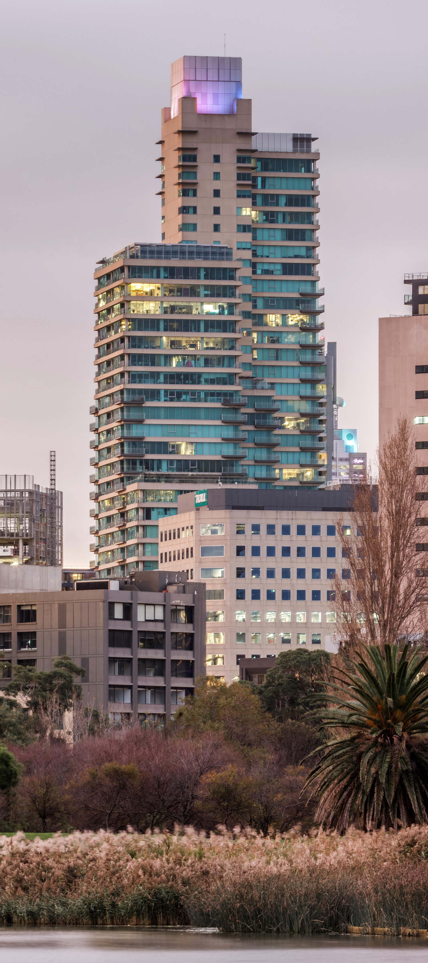 Royal Domain Tower - View from Albert Park 