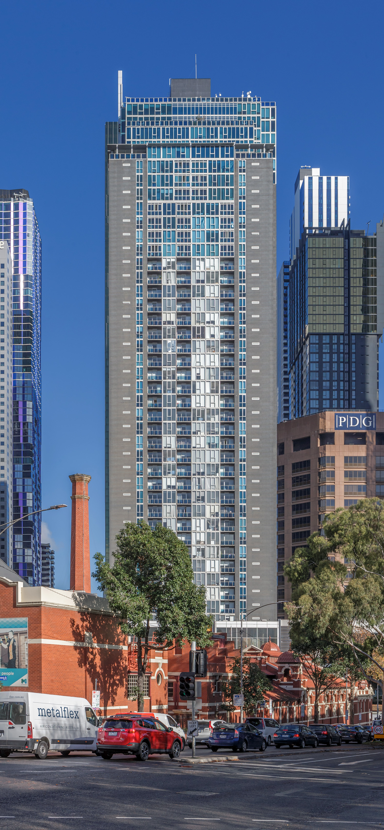 Verve 501 Swanston Tower - View from the northeast 