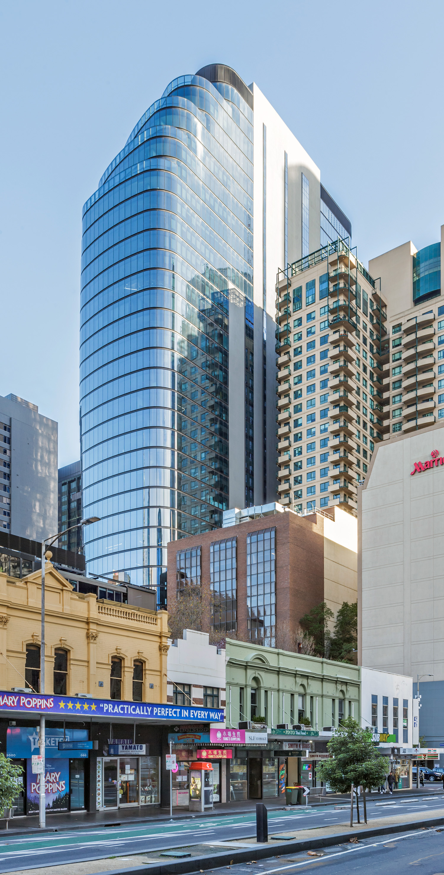 Wesley Place - View from Exhibition Street 