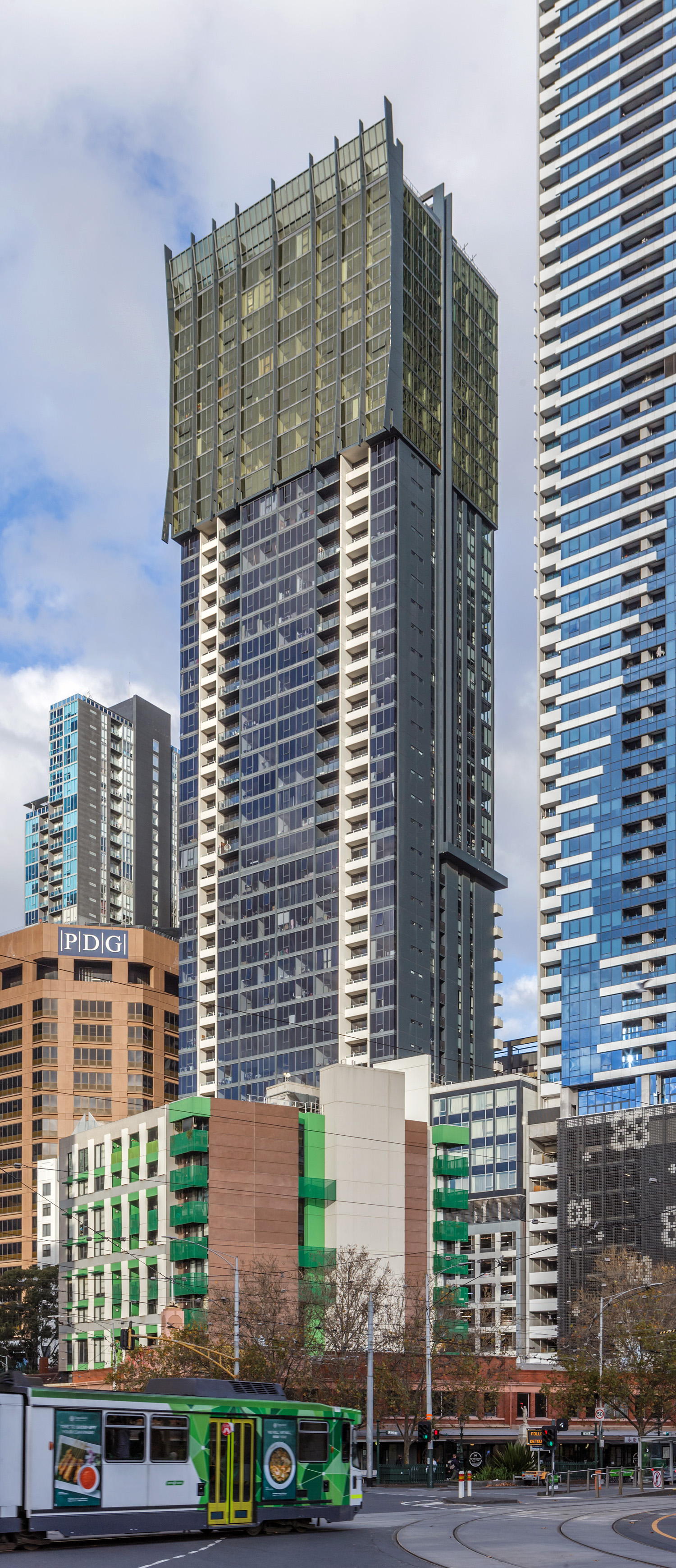 Zen Apartments - View from the northwest 