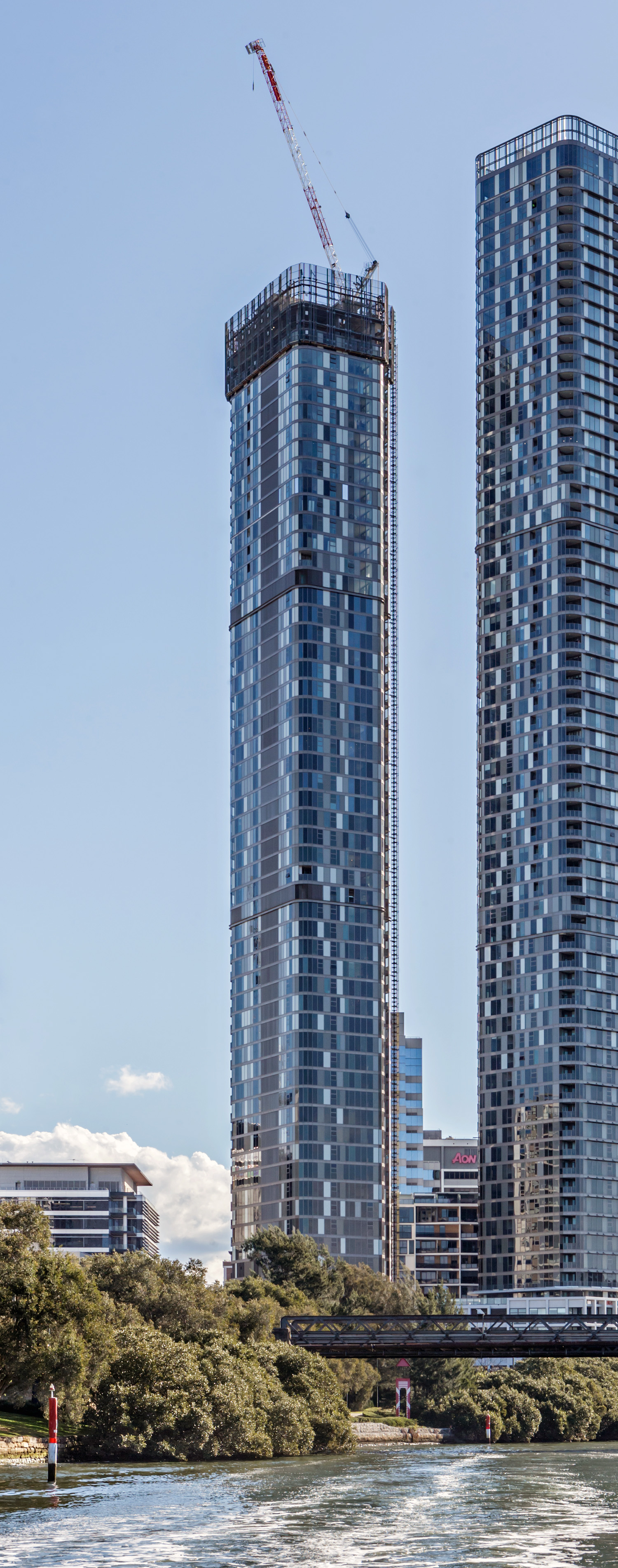 180 George South Tower - View from a ferry 