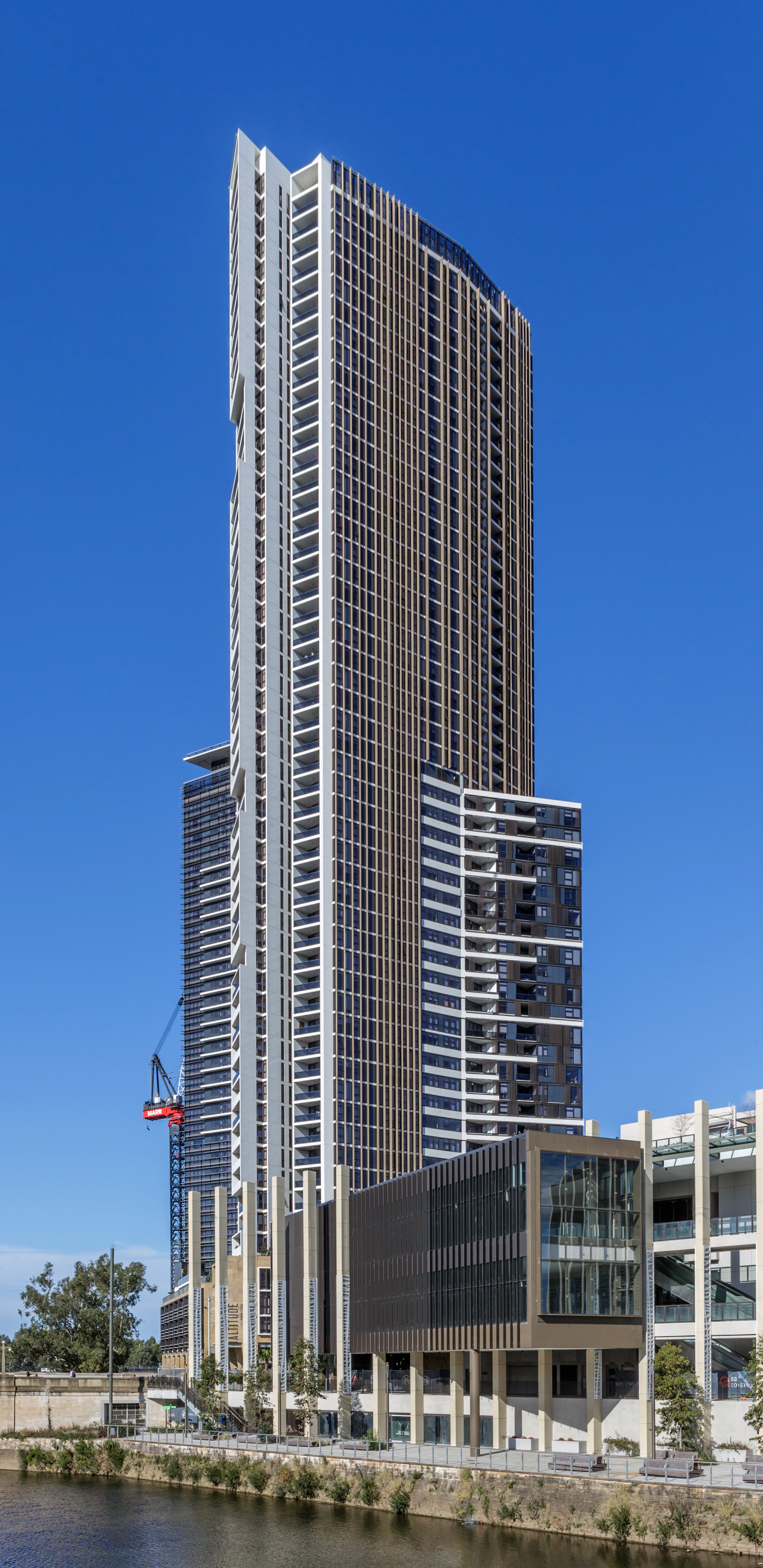 Altitude Apartments Tower A - View from the northwest 