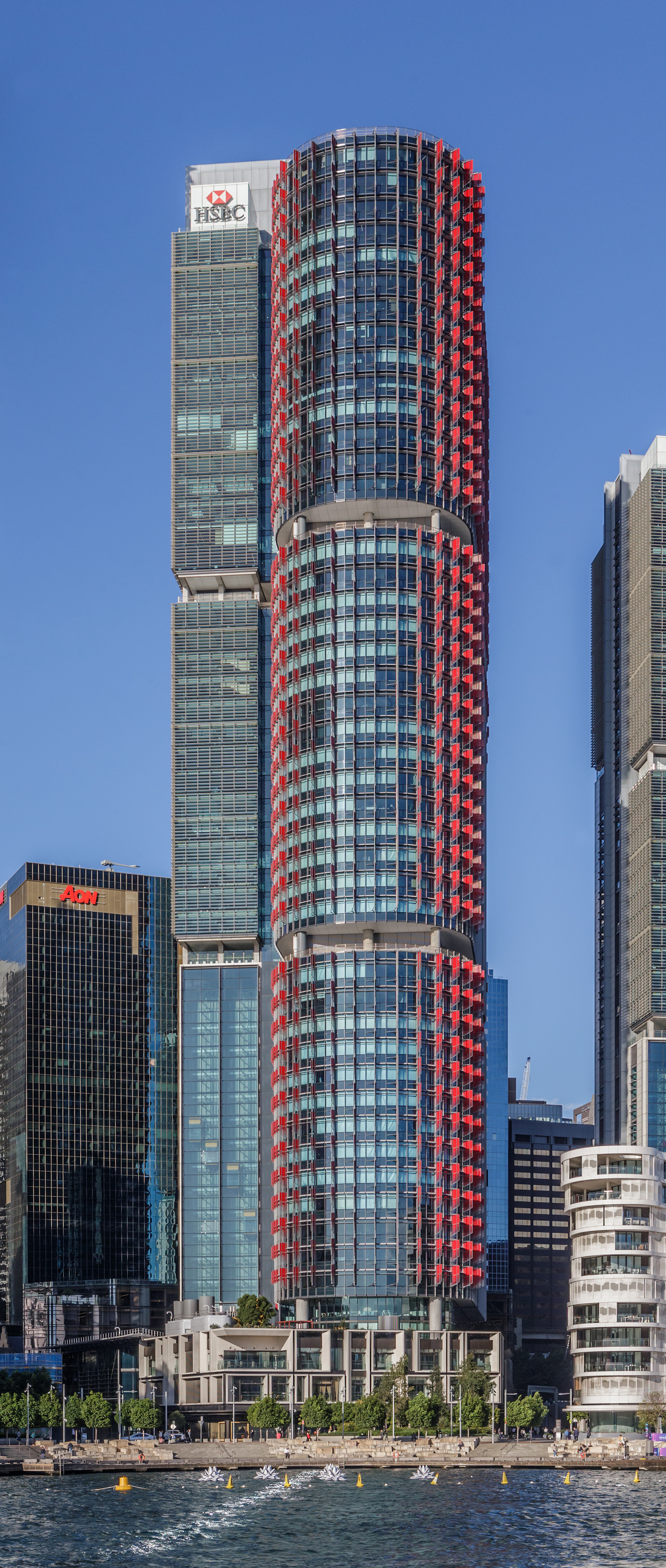International Towers Sydney Tower 1 - View from a ferry 