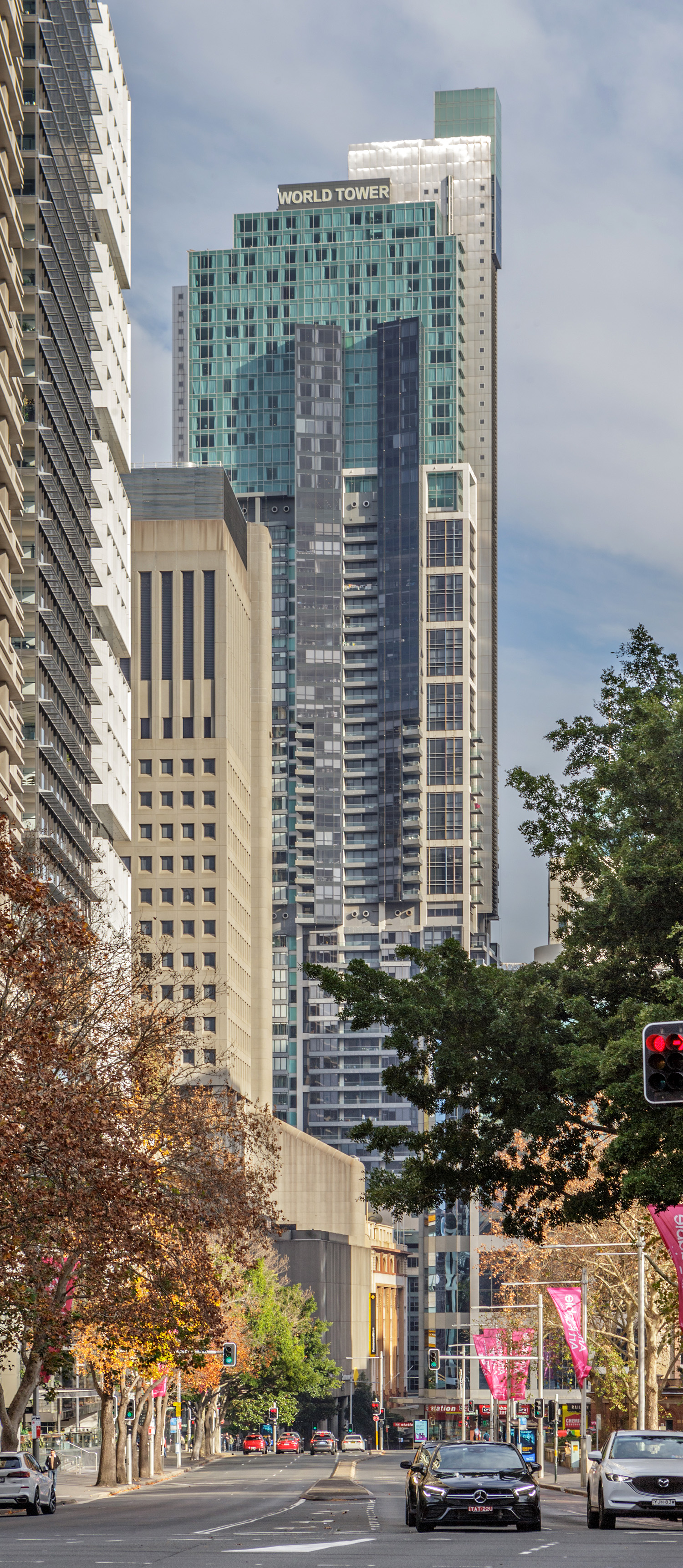 World Tower - View from the east 