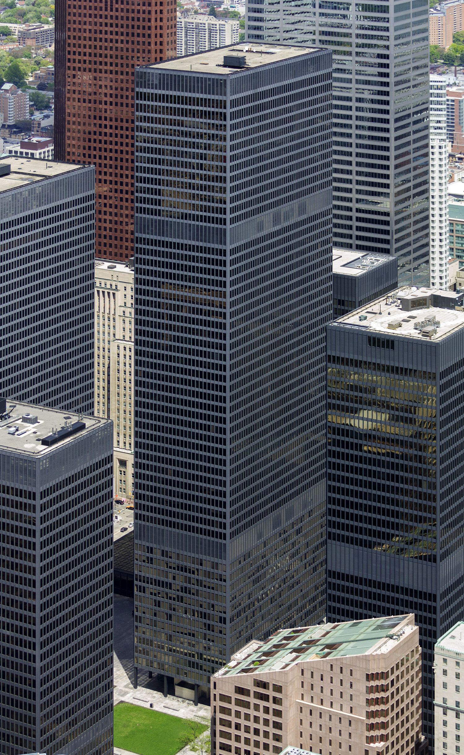 Toronto Dominion Bank Tower - View from CN Tower 