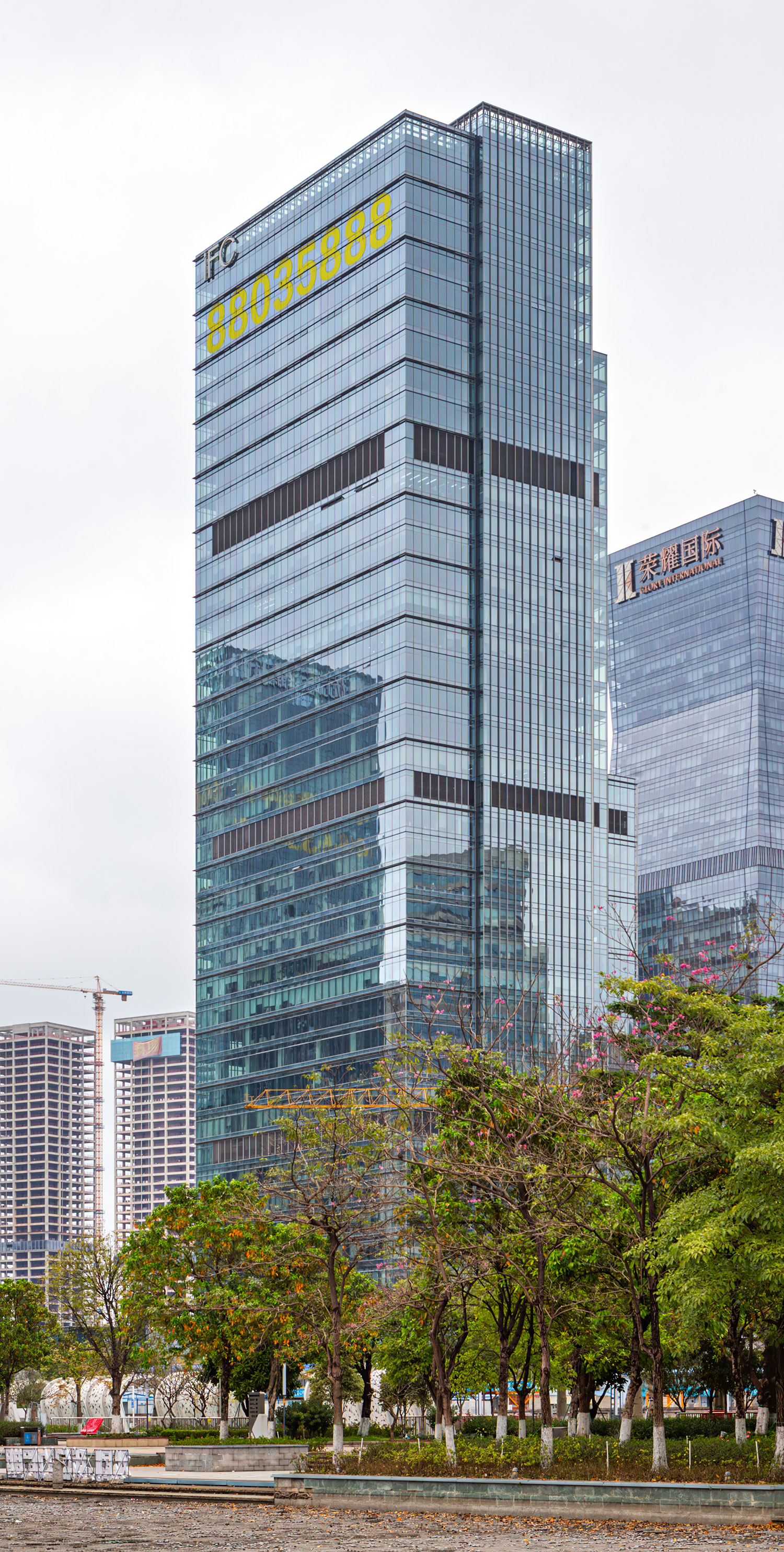 Foshan International Financial Centre - View from the southeast 