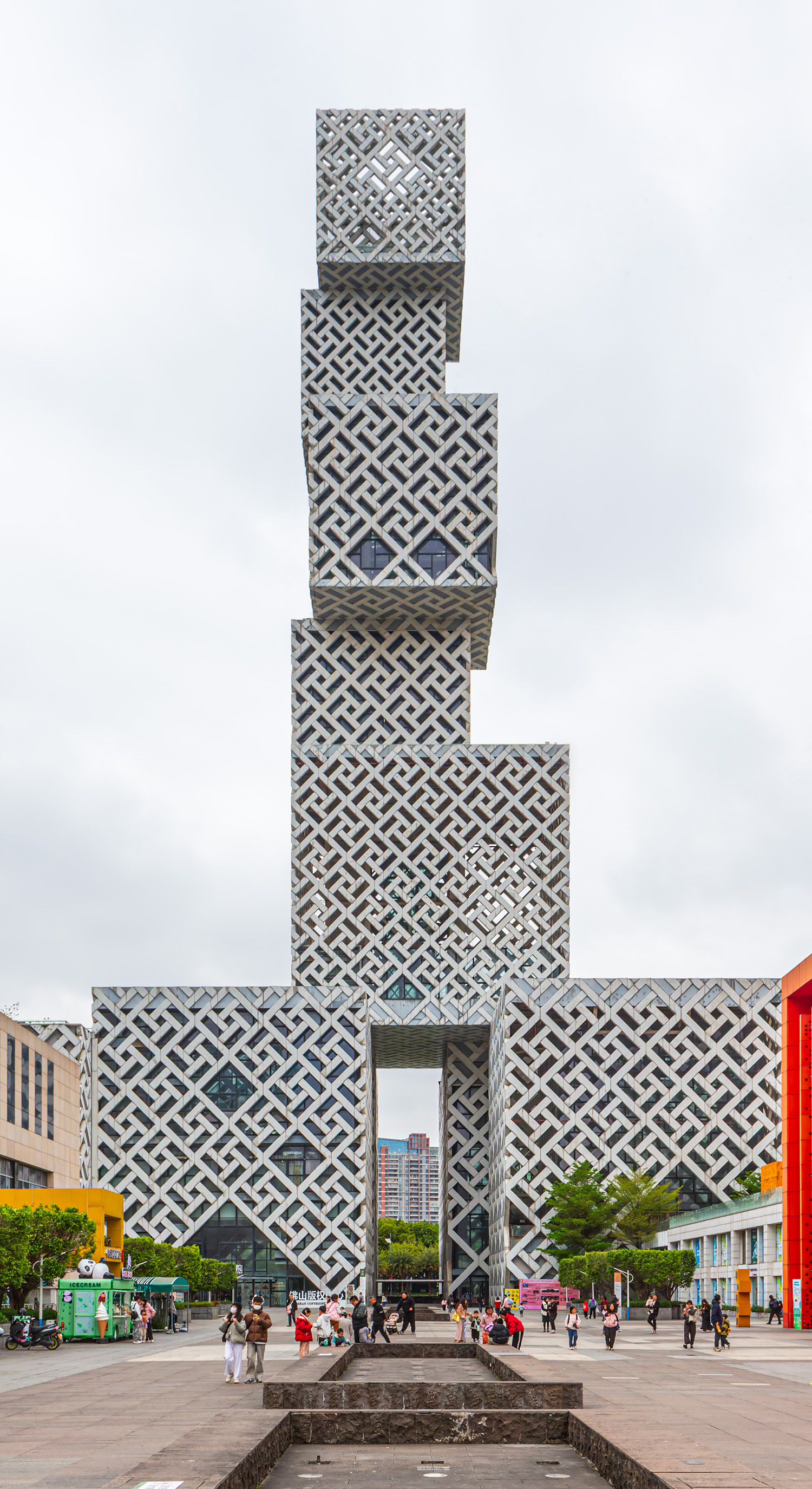 Foshan Opera Tower - View from the south 