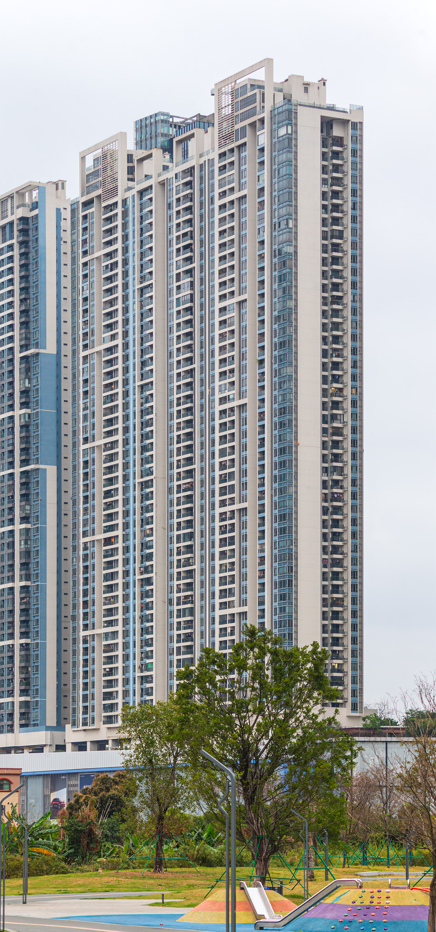 Jinhai M City (Residential Tower 2) - View from the east 