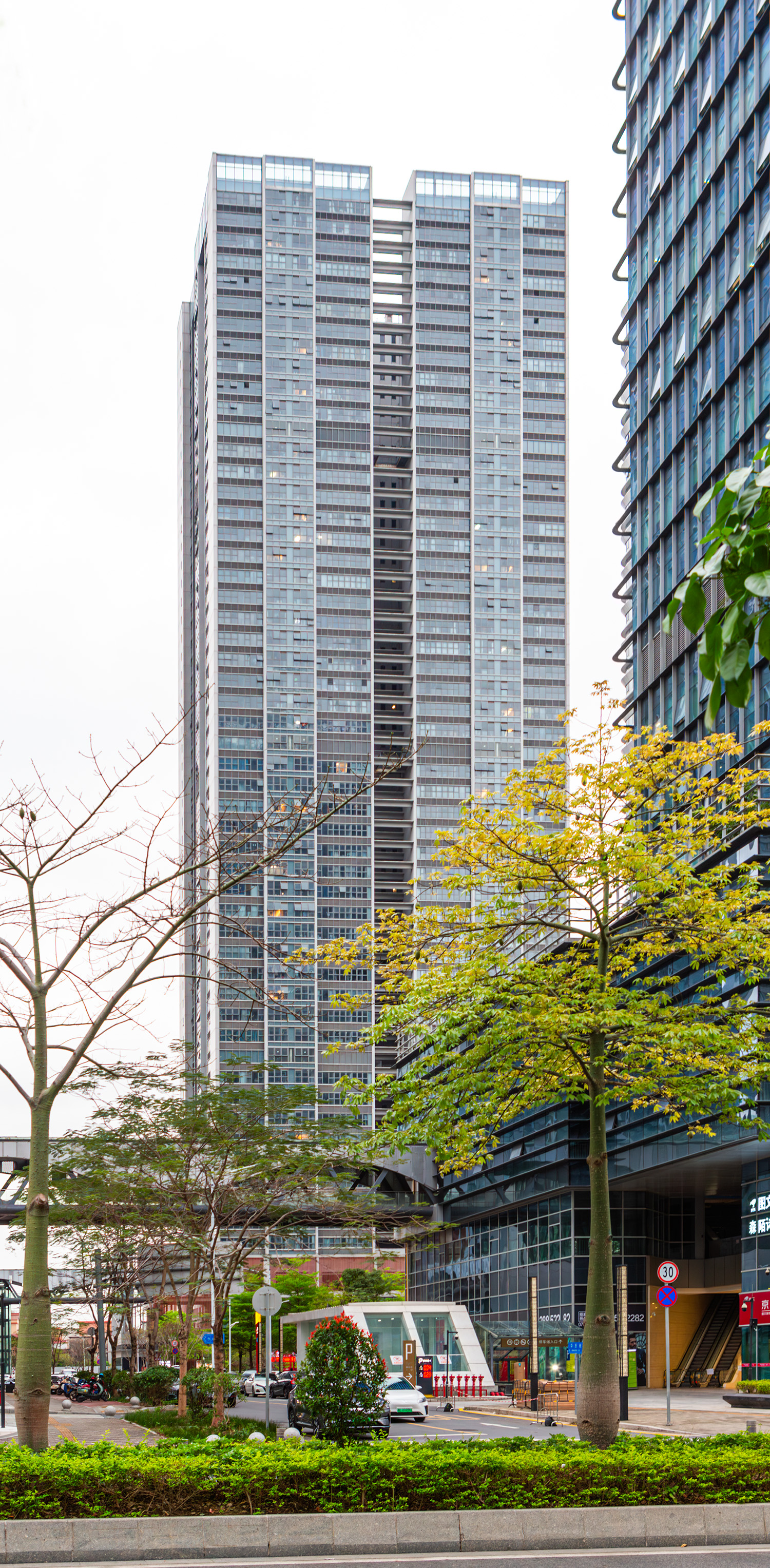 Logan Tianjin Plaza Tower 2 - View from the north 