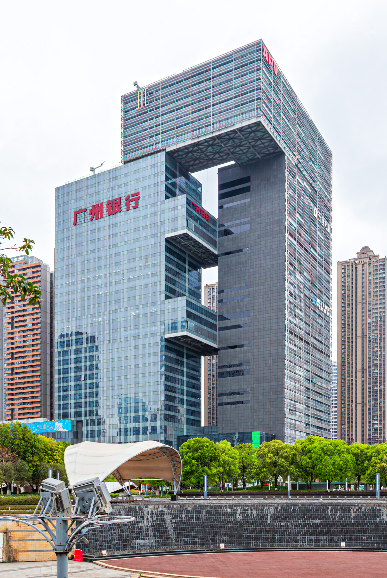 Nanhai APV Tower - View from the northwest 