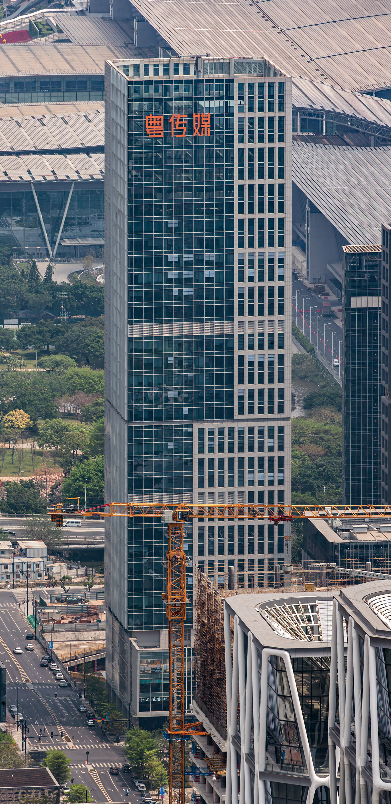 Guangdong Media Tower - View from Canton Tower 