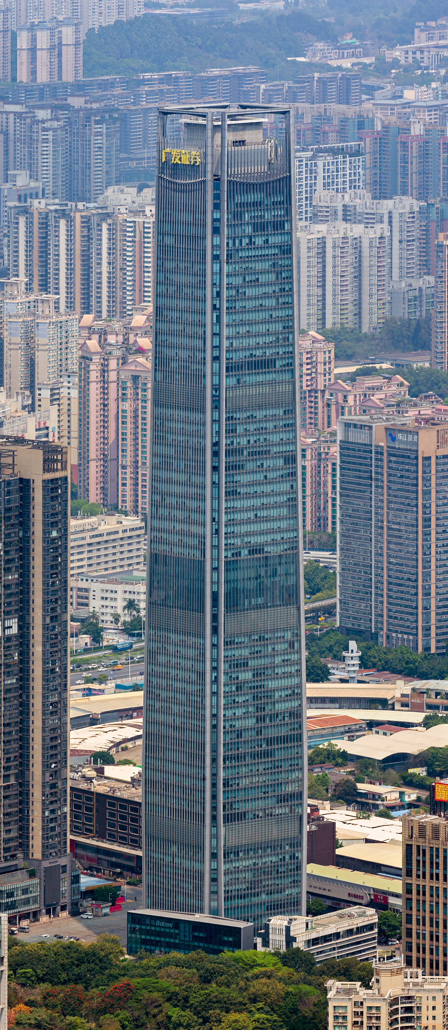 Guangfa Securities Headquarters - View from Canton Tower 