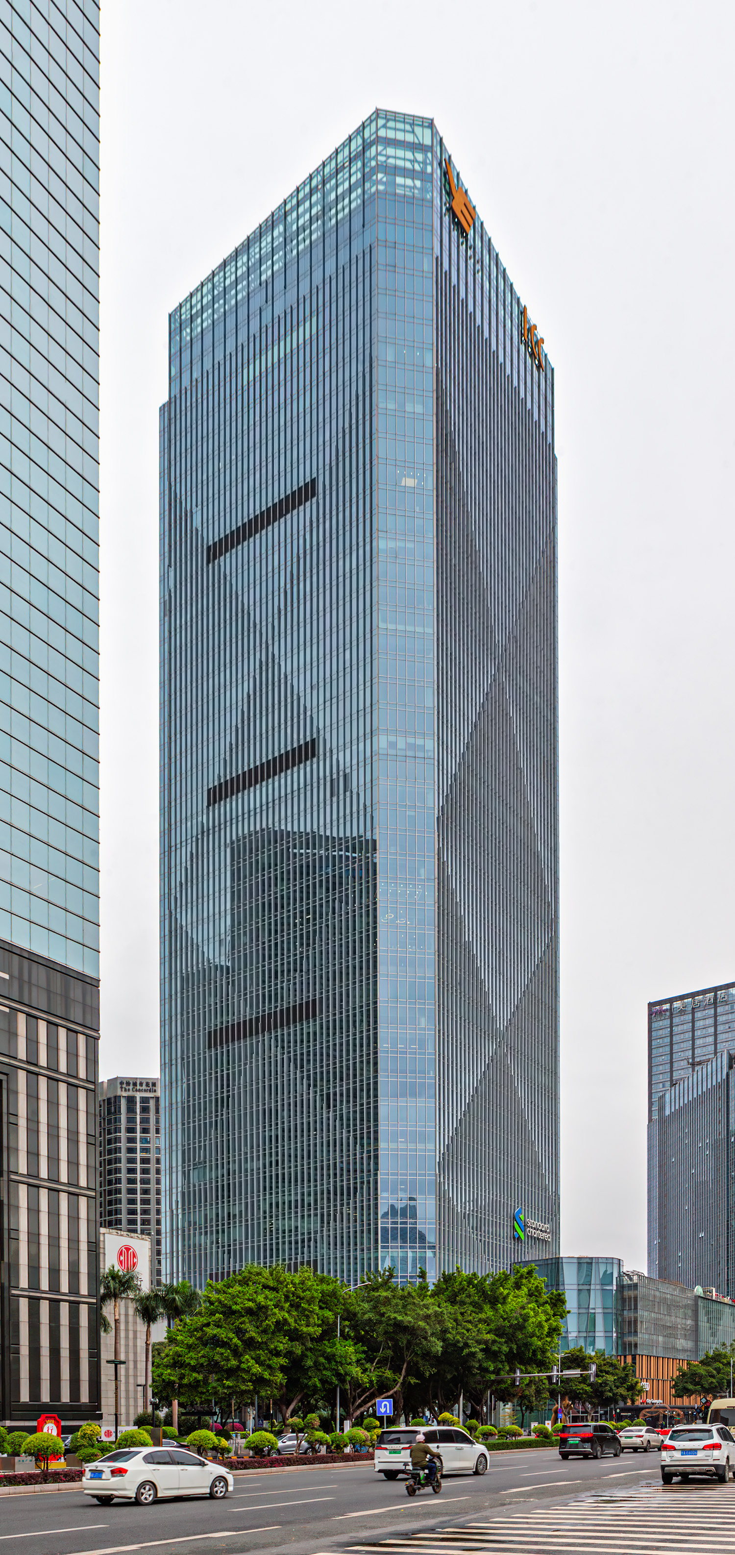 Guangzhou ICC - View from the southwest 
