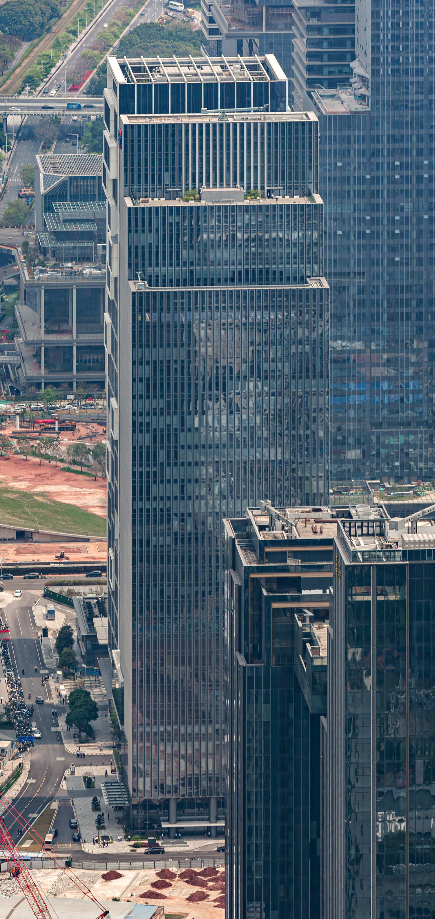 Guangzhou International Shipping Building - View from Canton Tower 