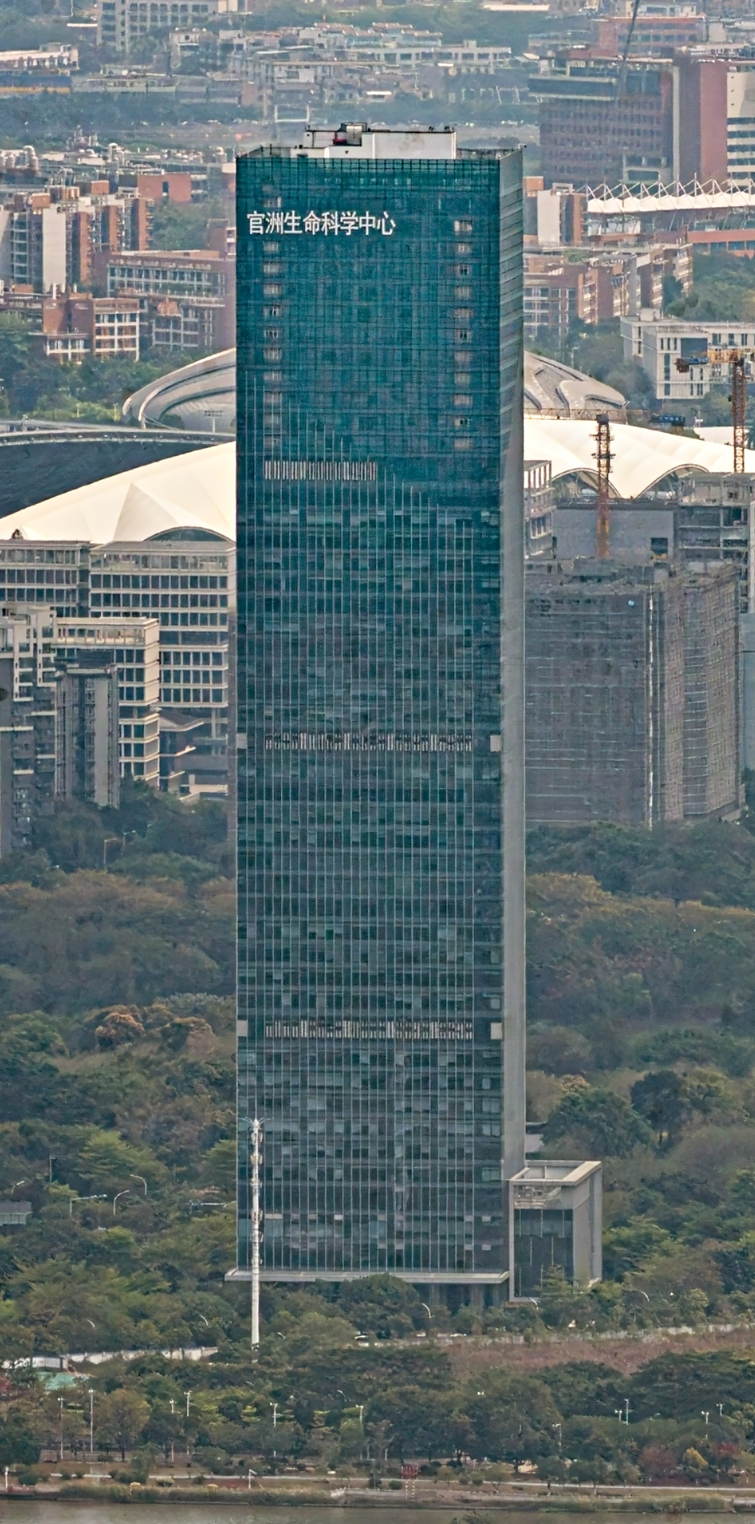 Guanzhou Life Science Innovation Center - View from Canton Tower 