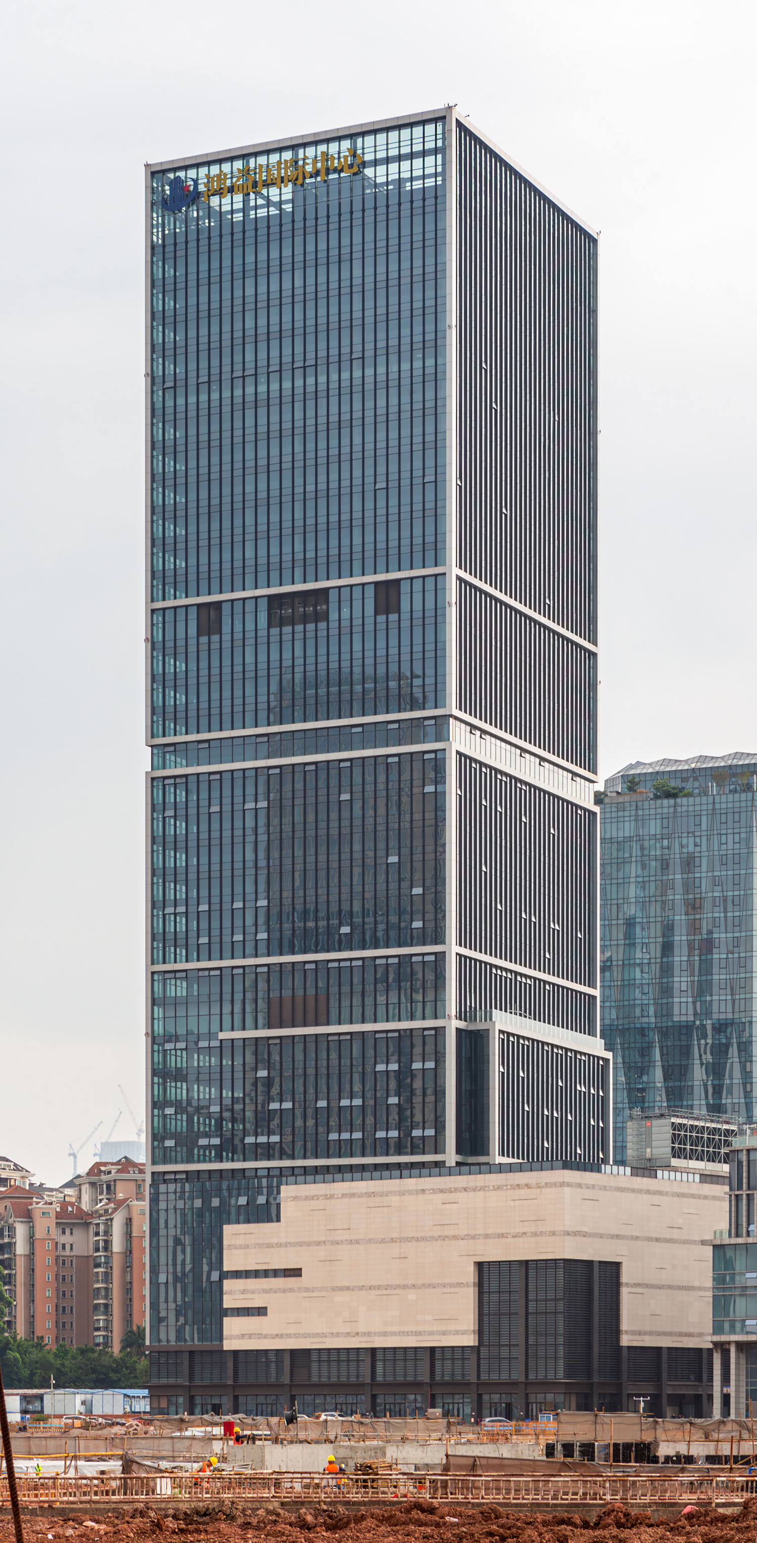 Hongyi International Center - View from the east 