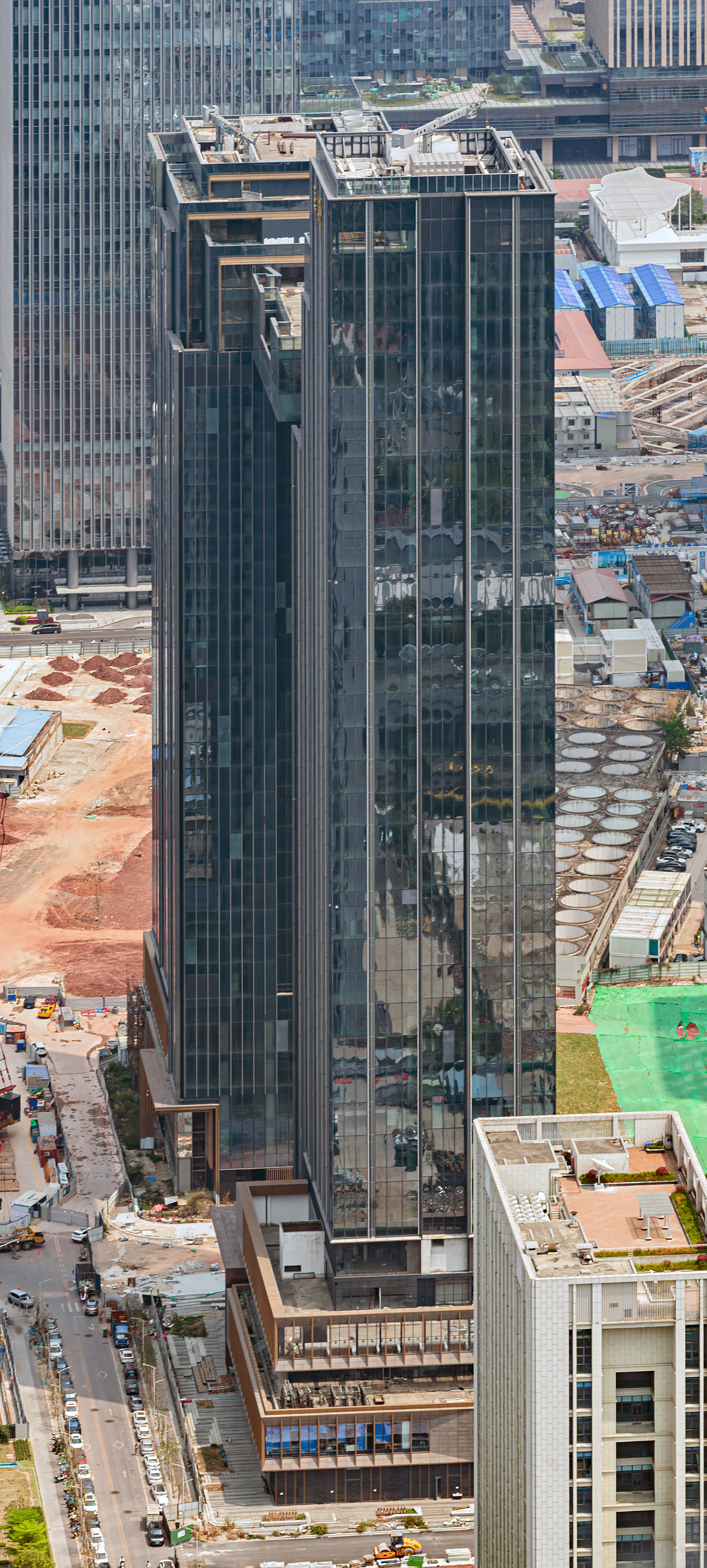 Huabang International Centre Tower 1 - View from Canton Tower 