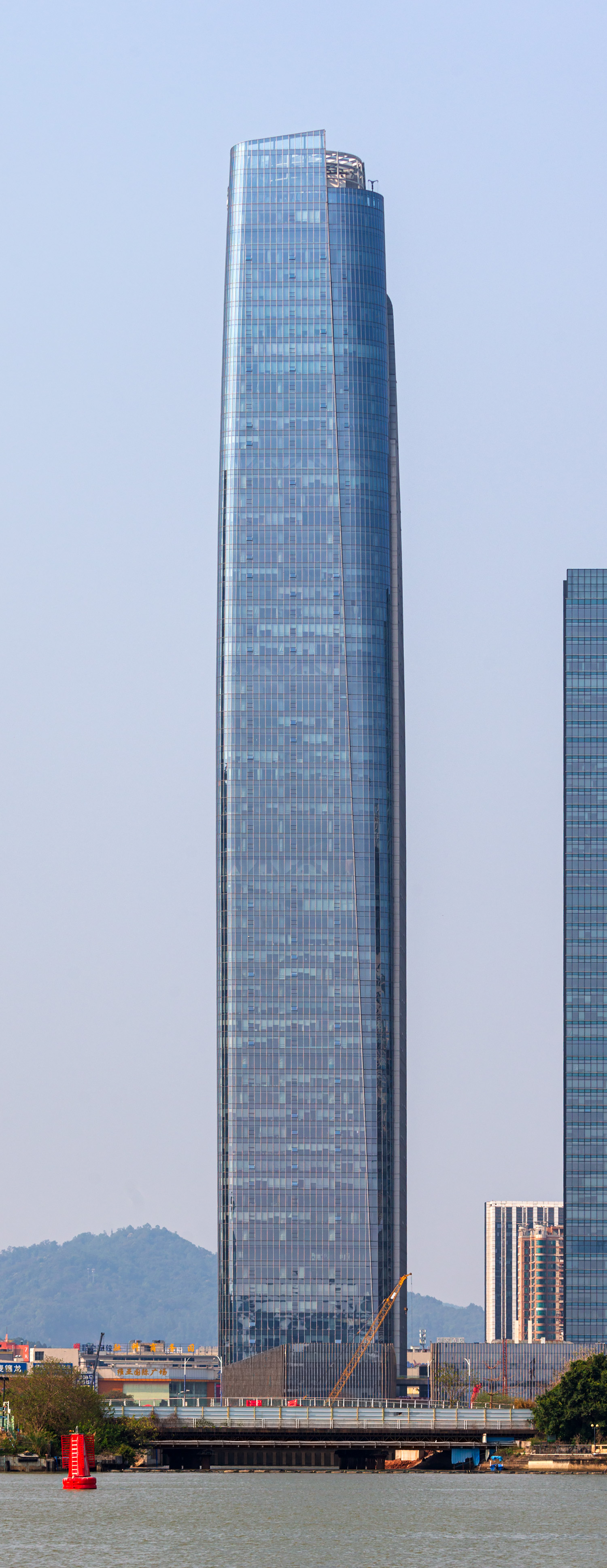 Huijin Center 1 - View across Pearl River 