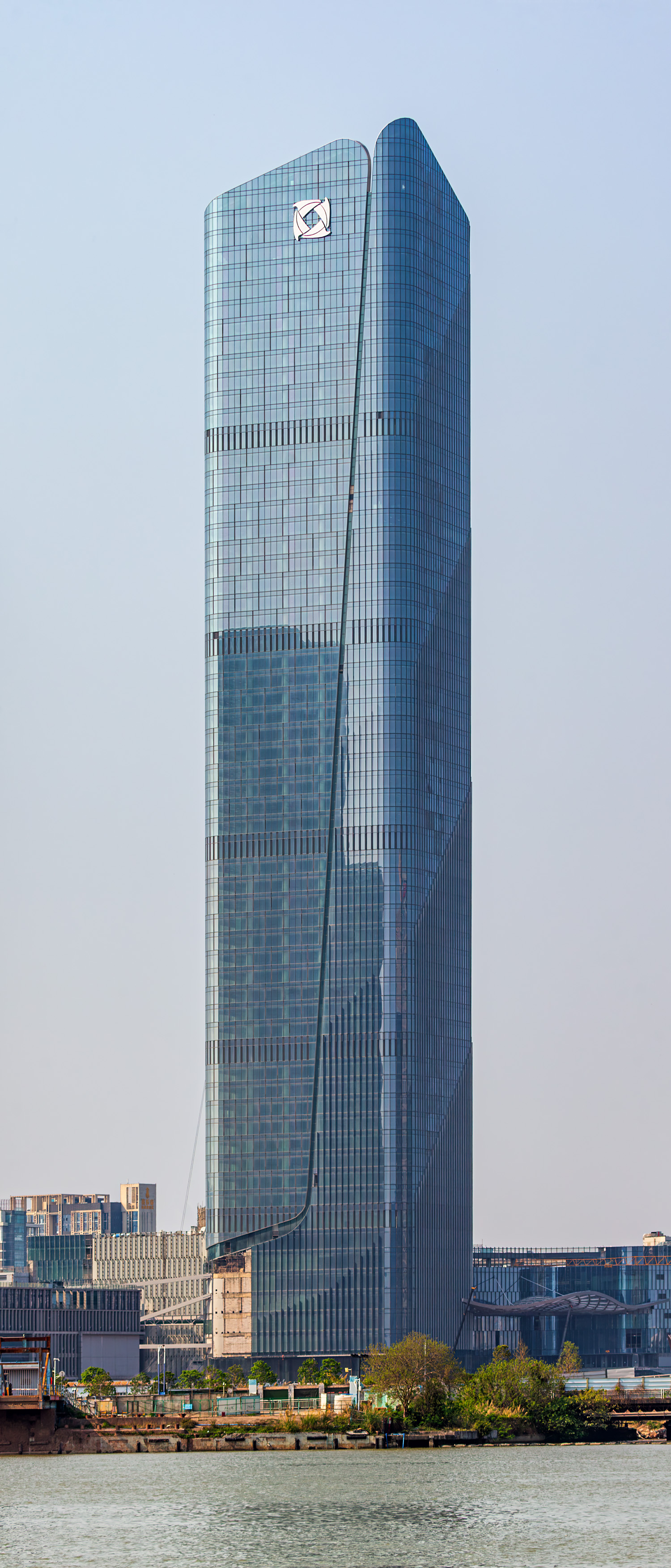 Junchao Plaza - View across Pearl River 