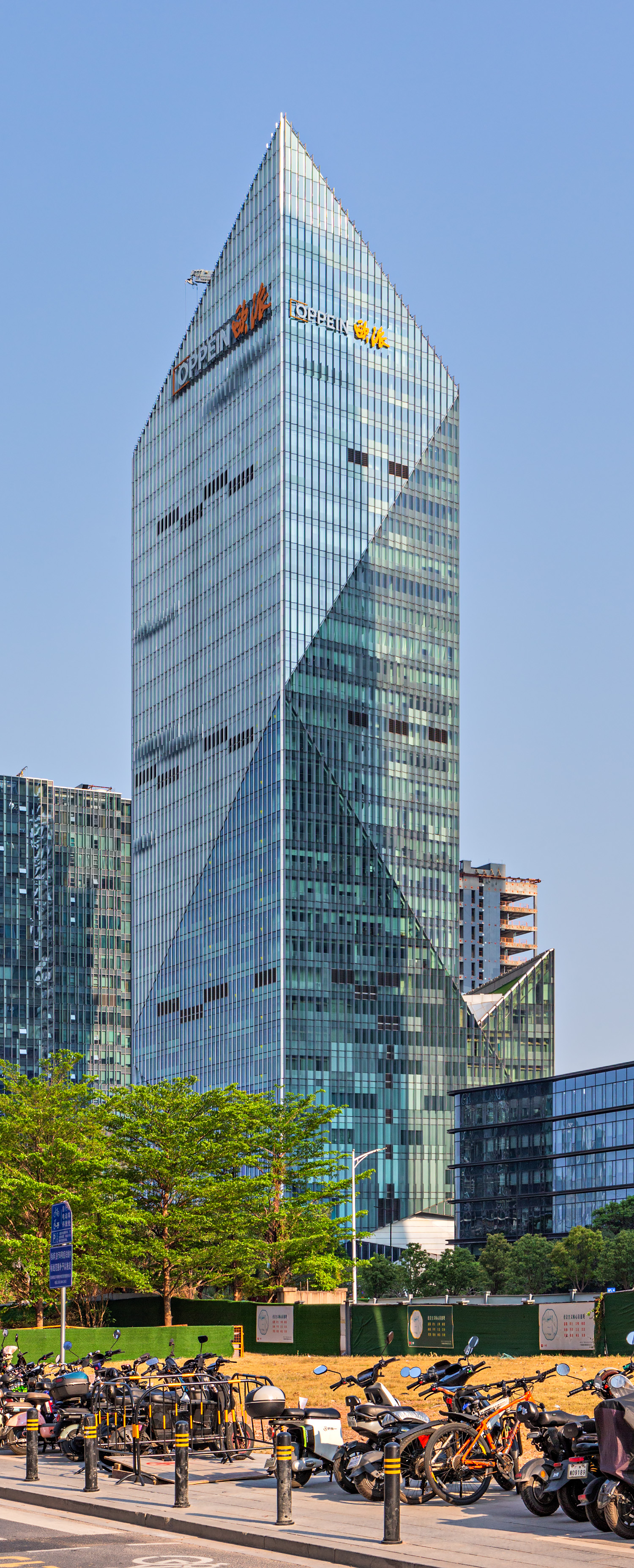 Oppein Pazhou Headquarters - View from the northwest 