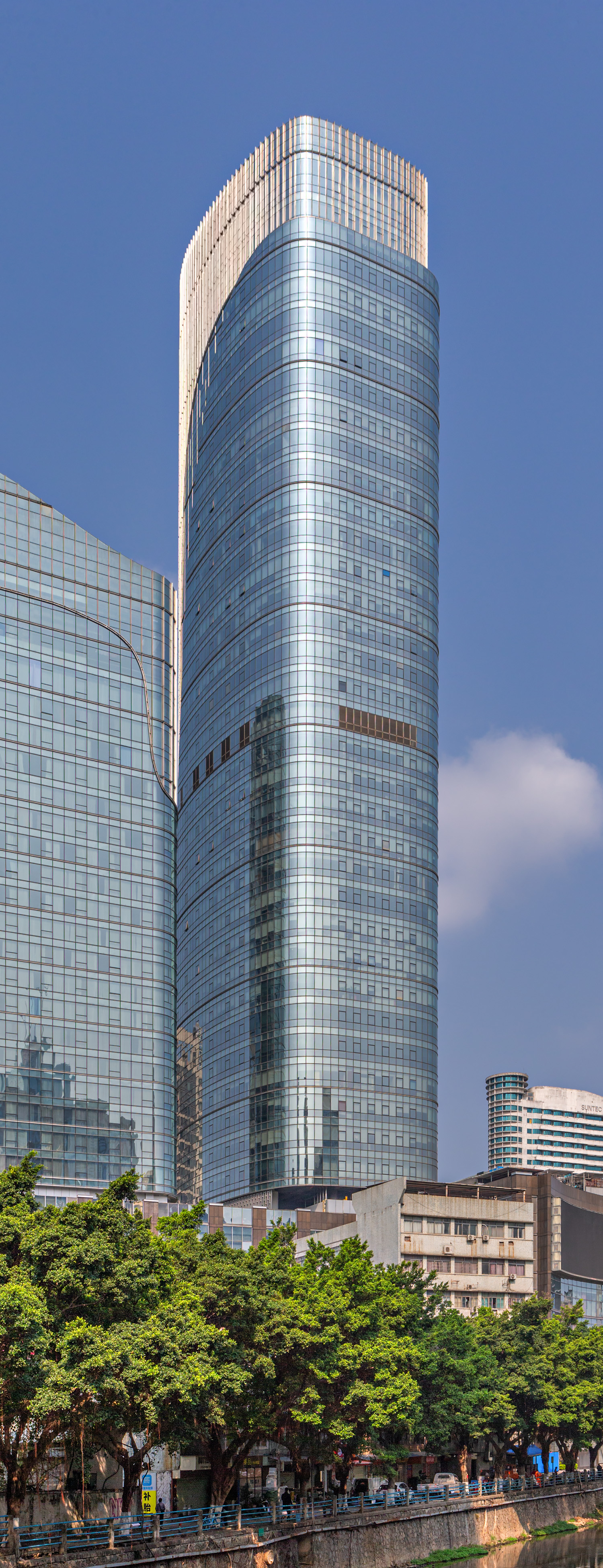 Sunrich Plaza Tower 1 - View from the southeast 