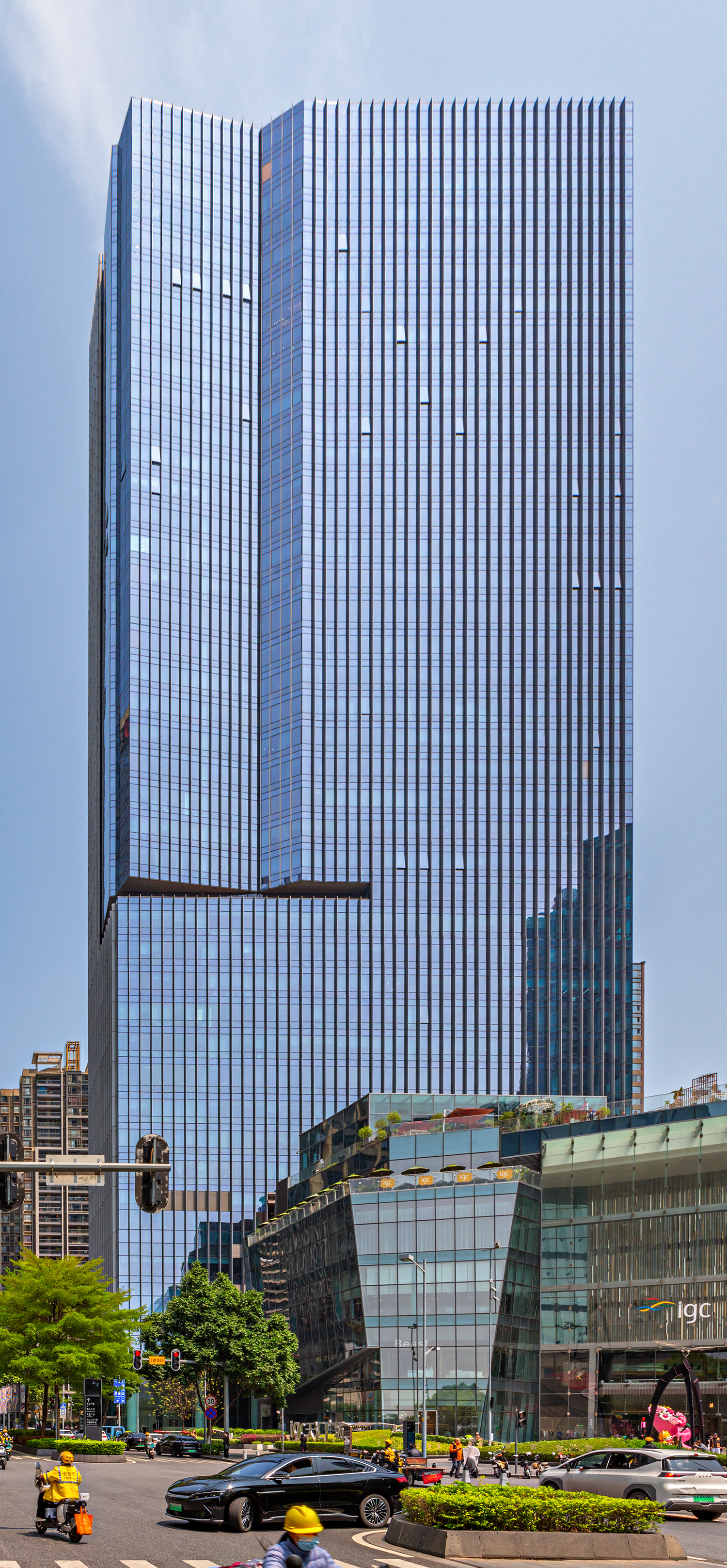 Tianhui Plaza Tower C1 - View from the southwest 