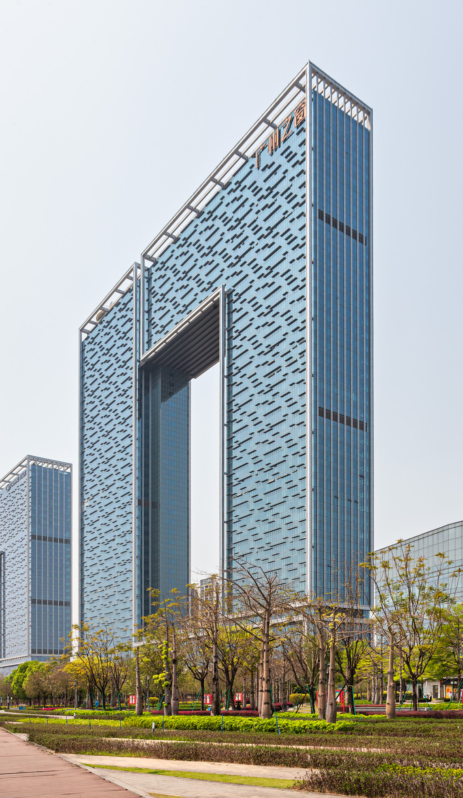 Window of Canton Tower 2 - View from the southeast 
