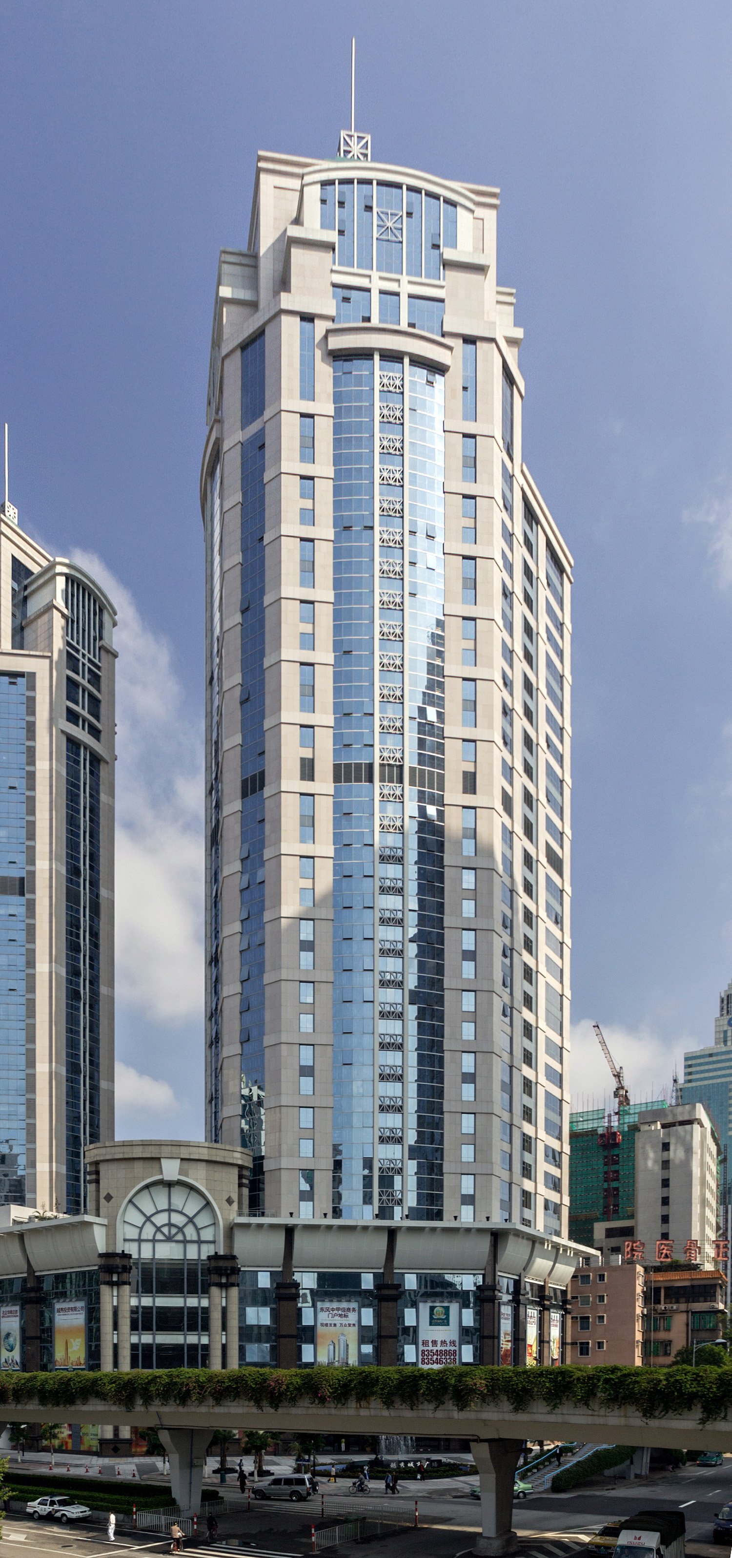 Yuexiu City Plaza South Tower - View from the southwest 