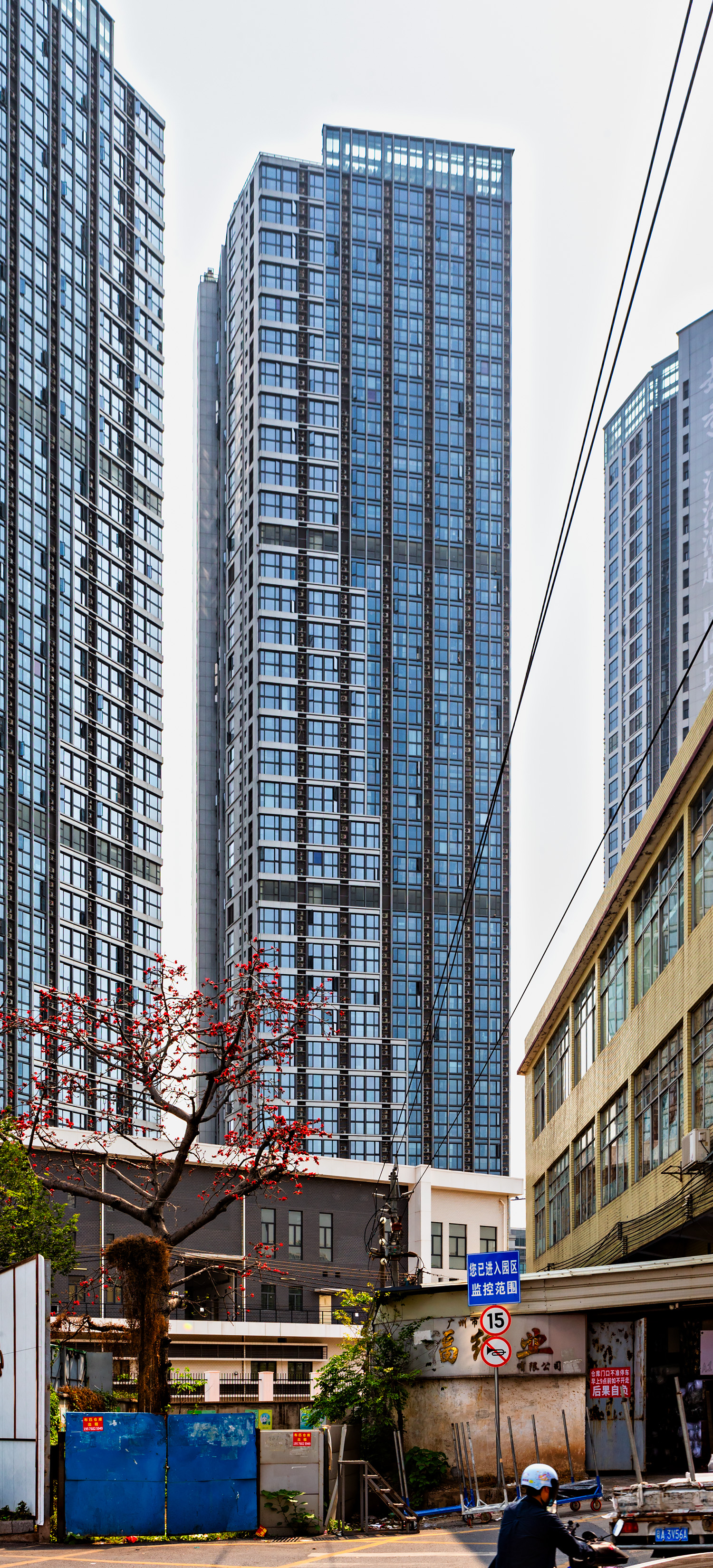 Yuexiu Tianhui Jiangwan Tower B1 - View from the north 