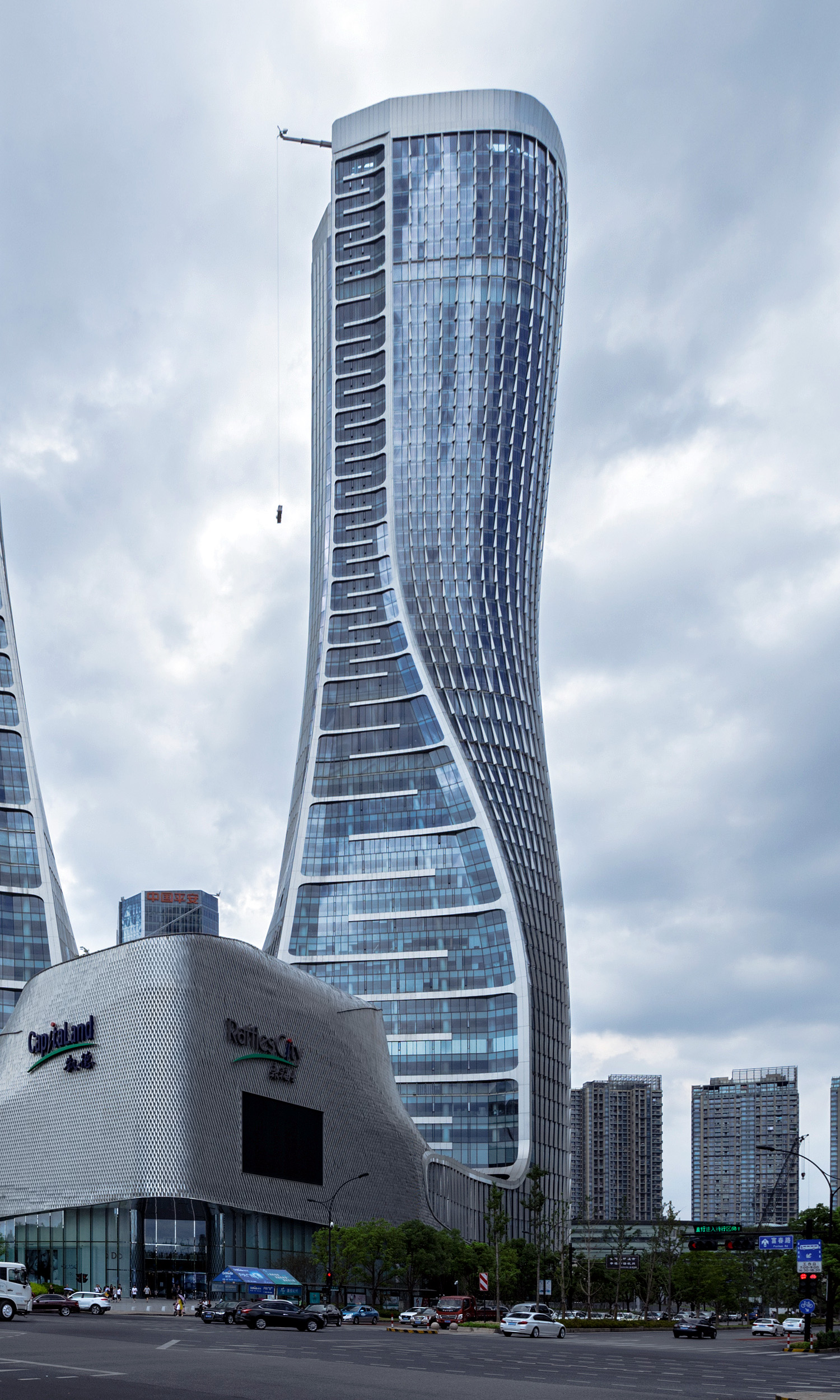 Raffles City Hangzhou Tower 1 - View from the south 