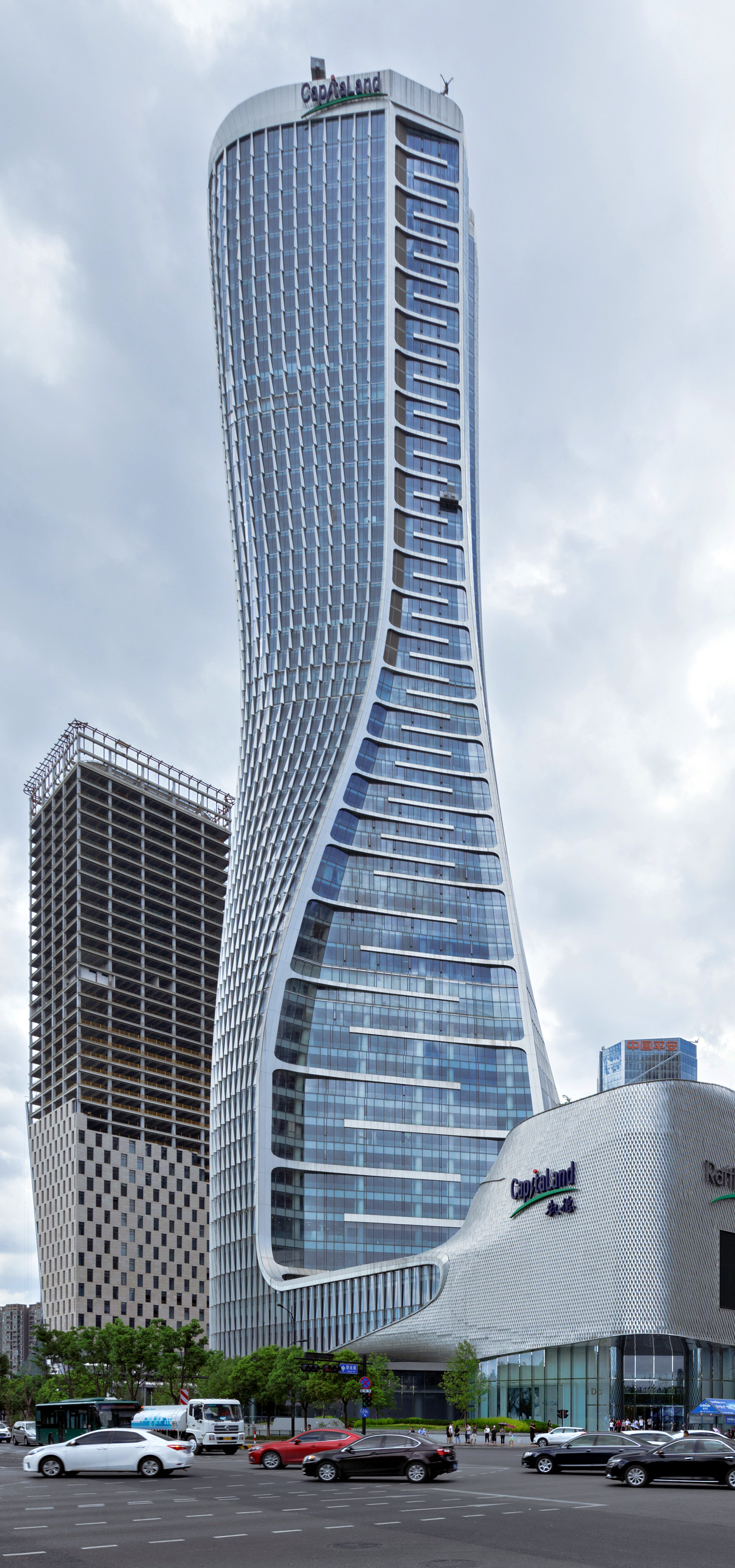 Raffles City Hangzhou Tower 2 - View from the south 