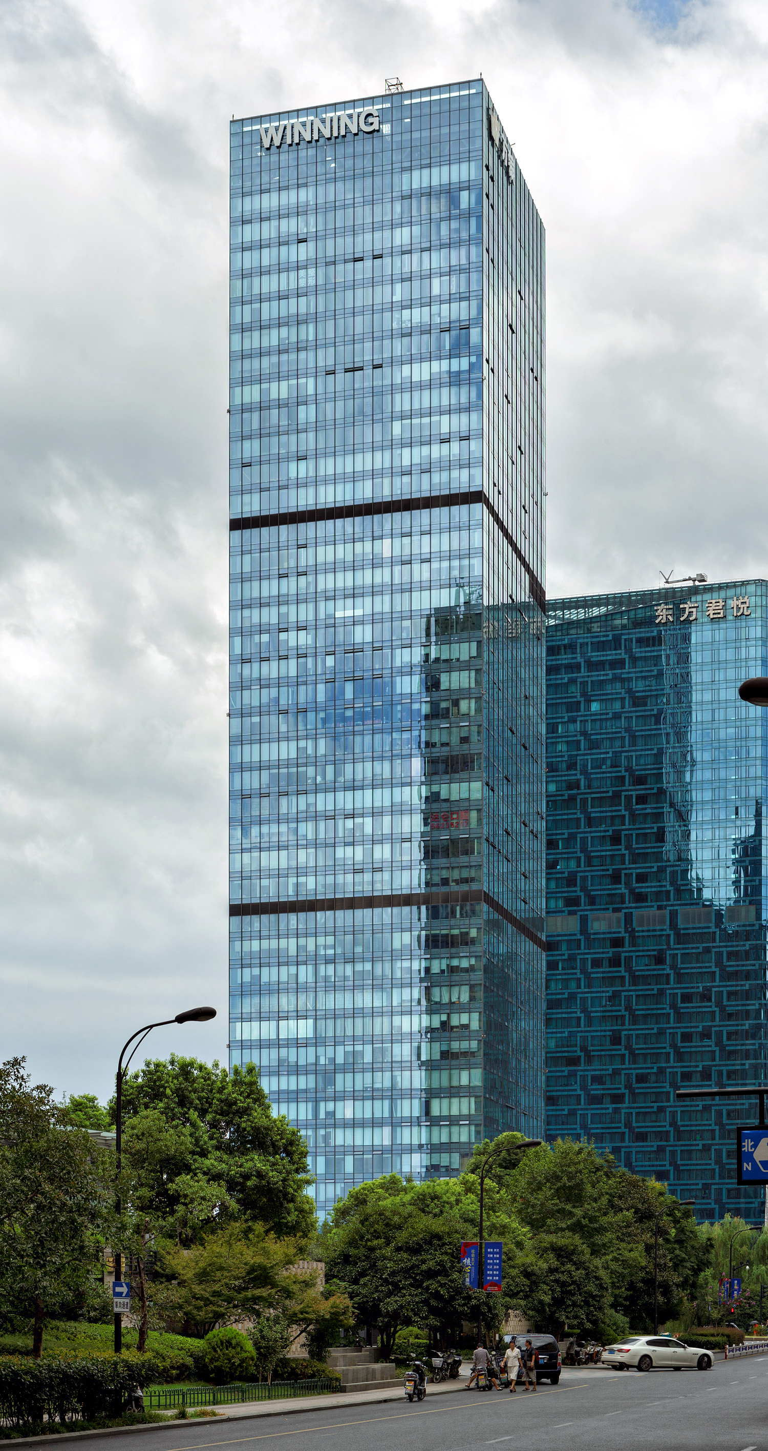 Wanyin International Tower 1 - View from the west 