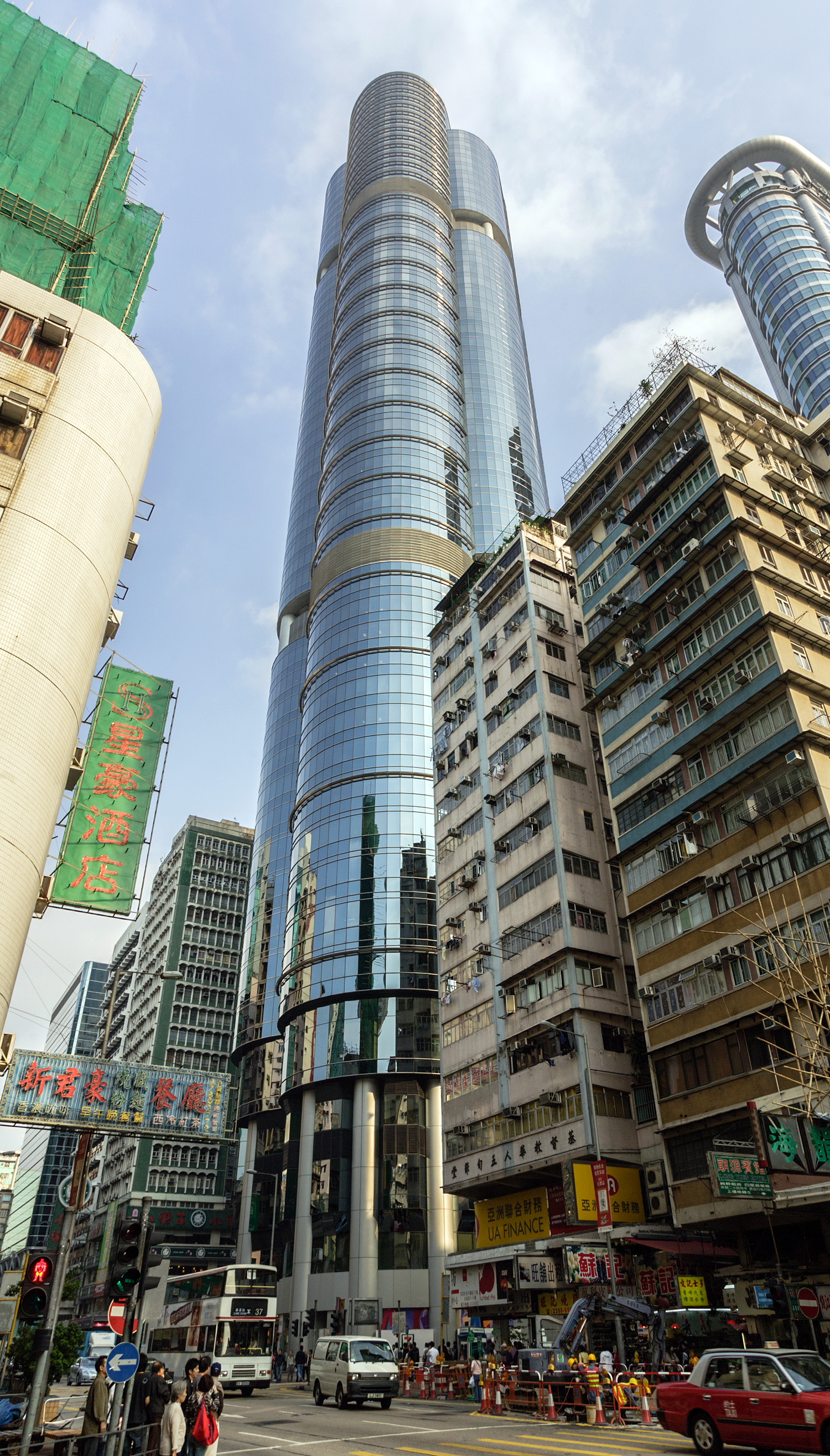 Langham Place Office Tower - View from the west 
