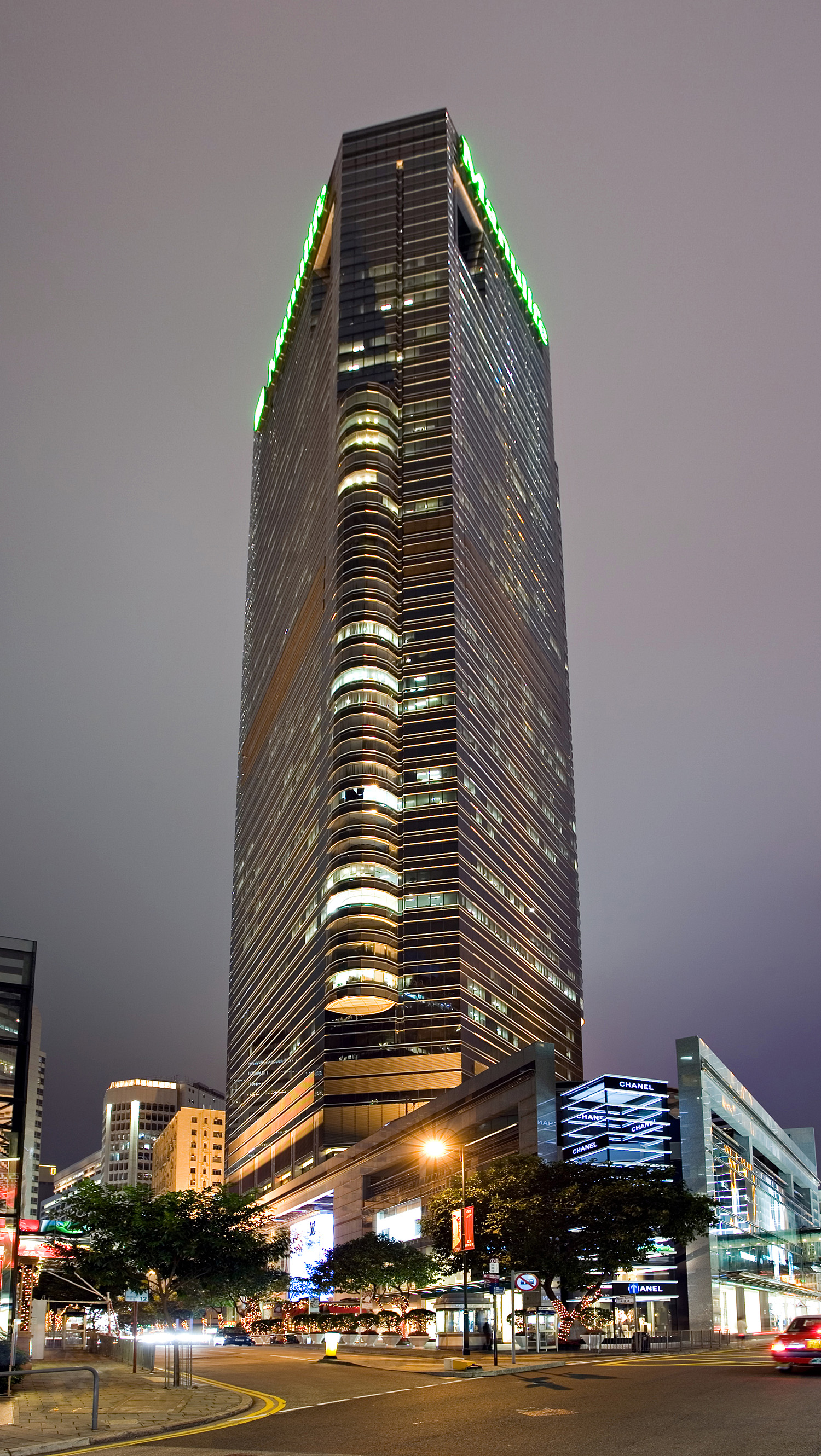 Lee Garden One - Night view from the east 