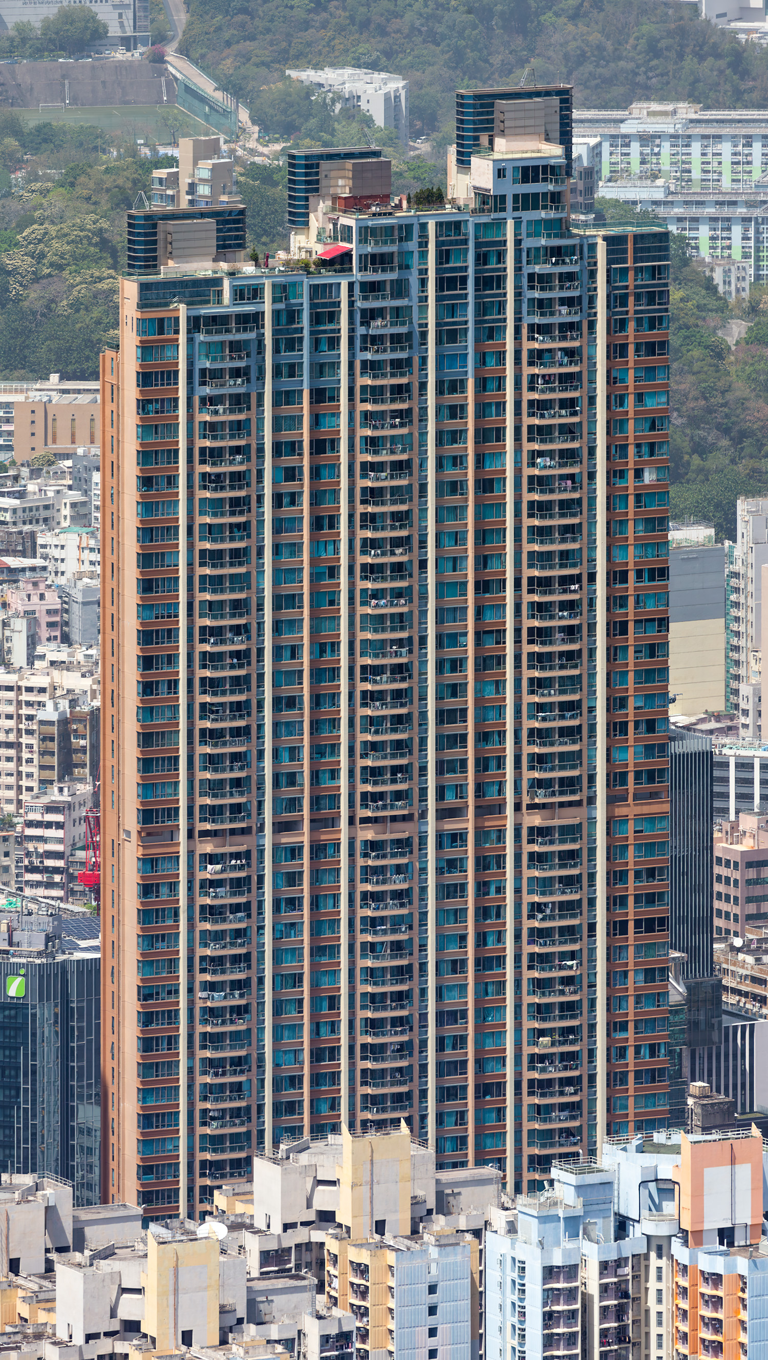 The Hermitage Tower 1-3 - View from International Commerce Centre&nbsp;