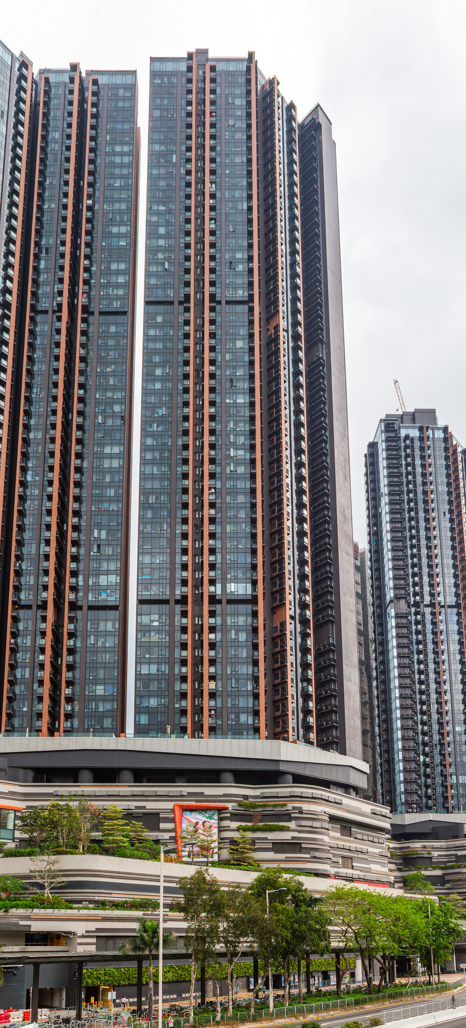 The Pavilia Farm II Tower 5 - View from the southwest&nbsp;