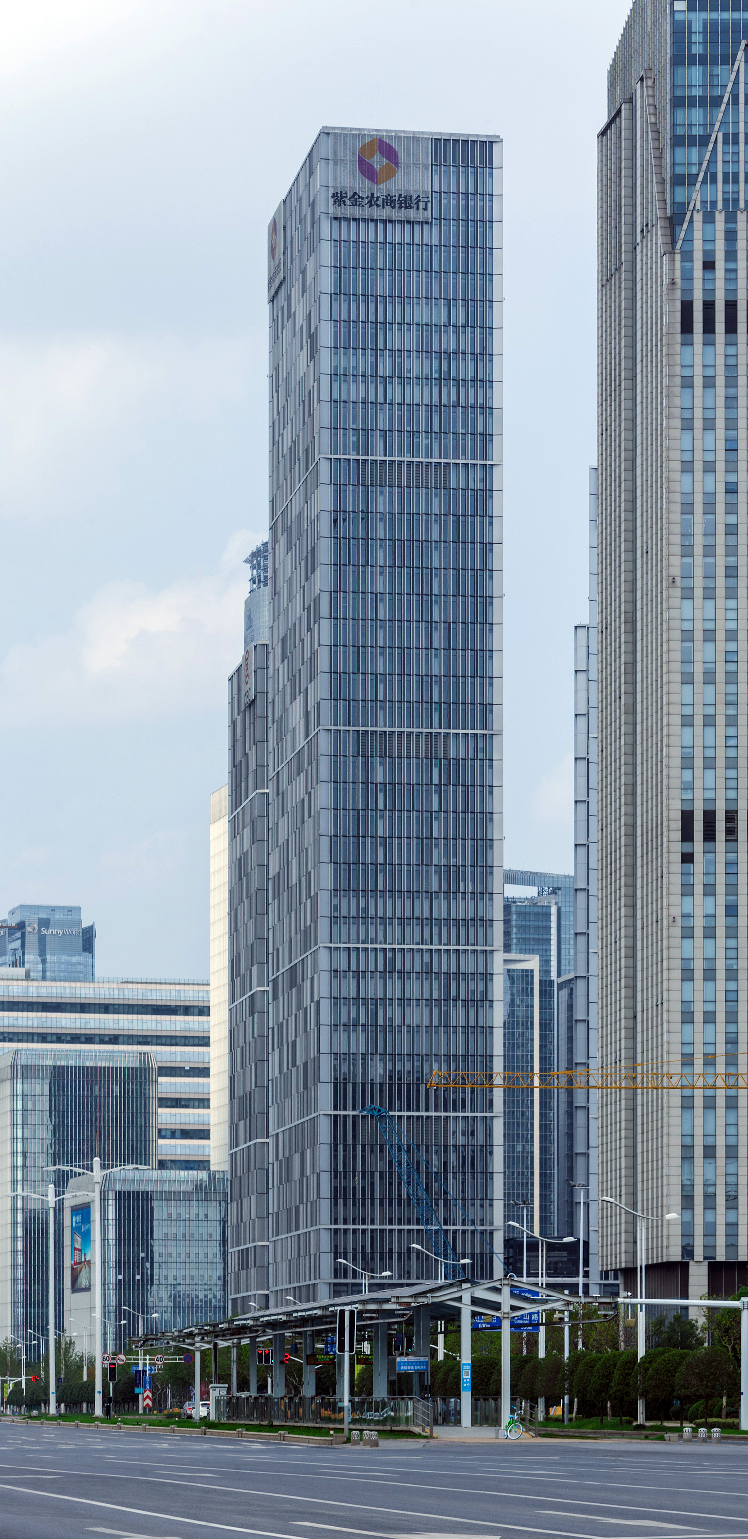 Nanjing Financial City Tower 6 - View from the southwest 