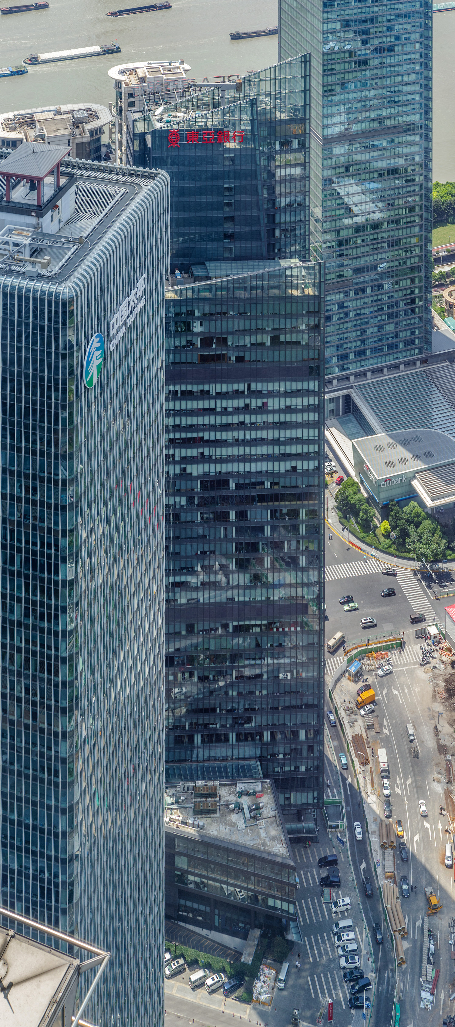 BEA Financial Tower - Behind Taiping Financial Tower seen from Jin Mao Tower 