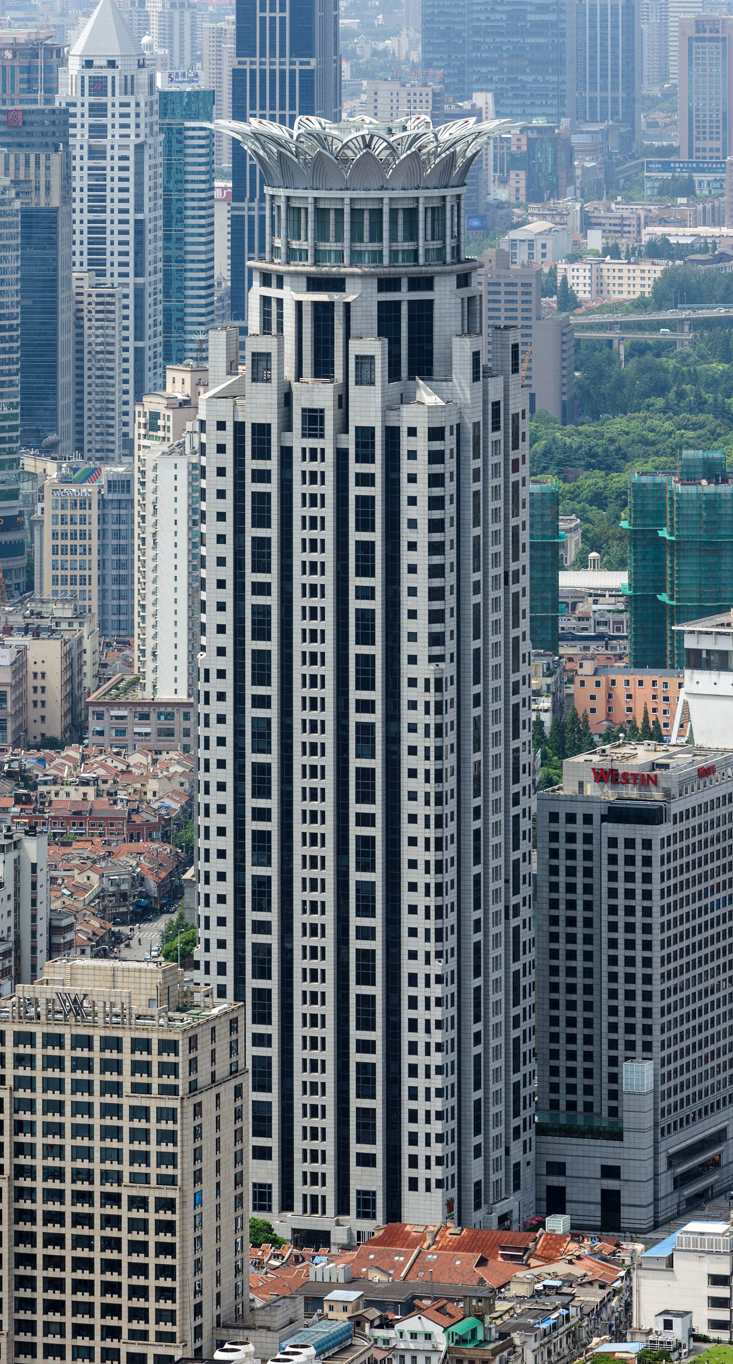 Bund Center - View from Oriental Pearl Tower 
