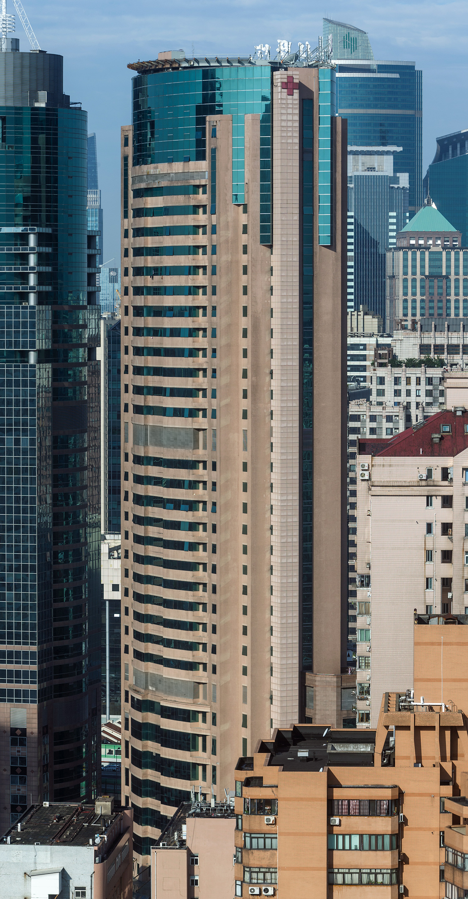 Changzheng Hospital - View from Radisson New World Hotel 