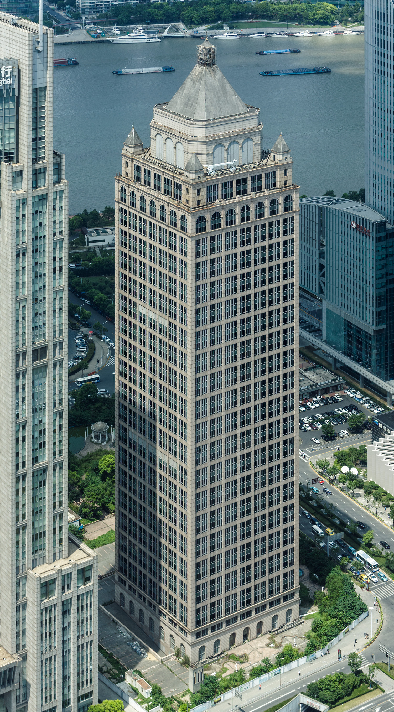 Golden Landmark - View from Jin Mao Tower 