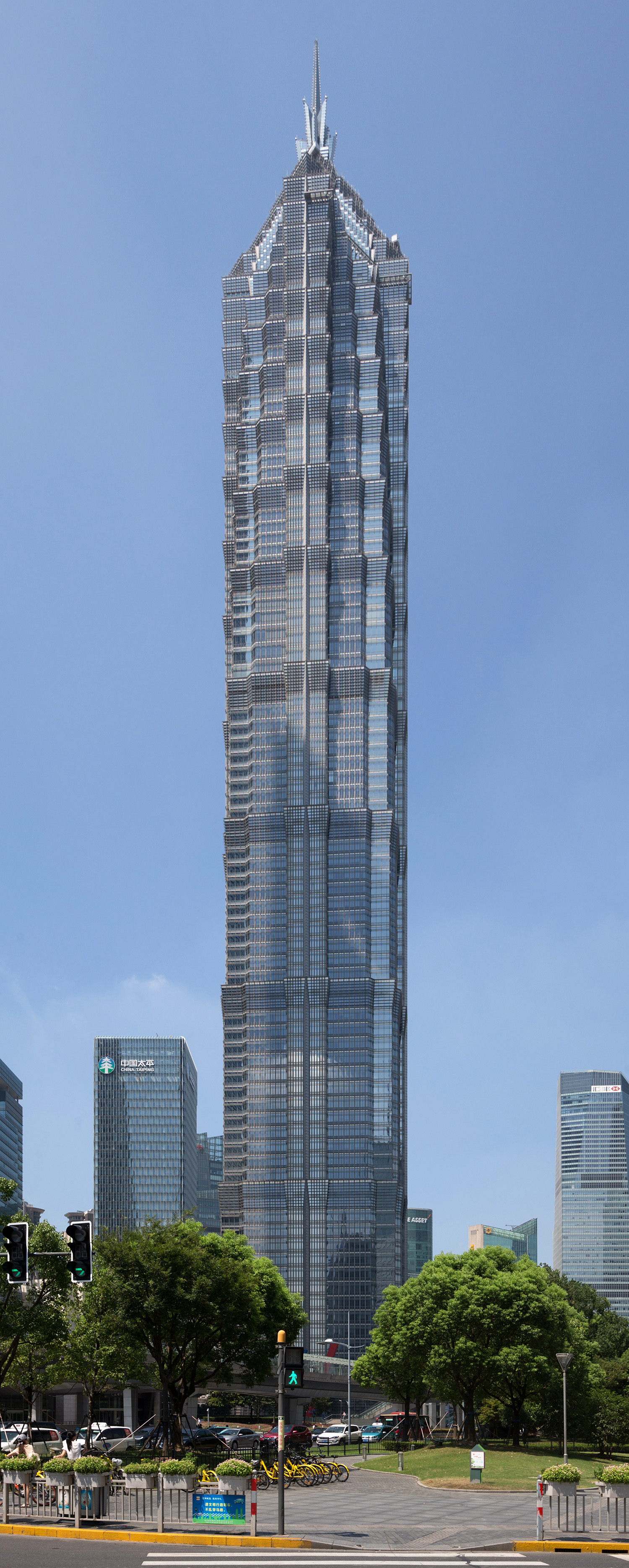 Jin Mao Tower - View from the east 