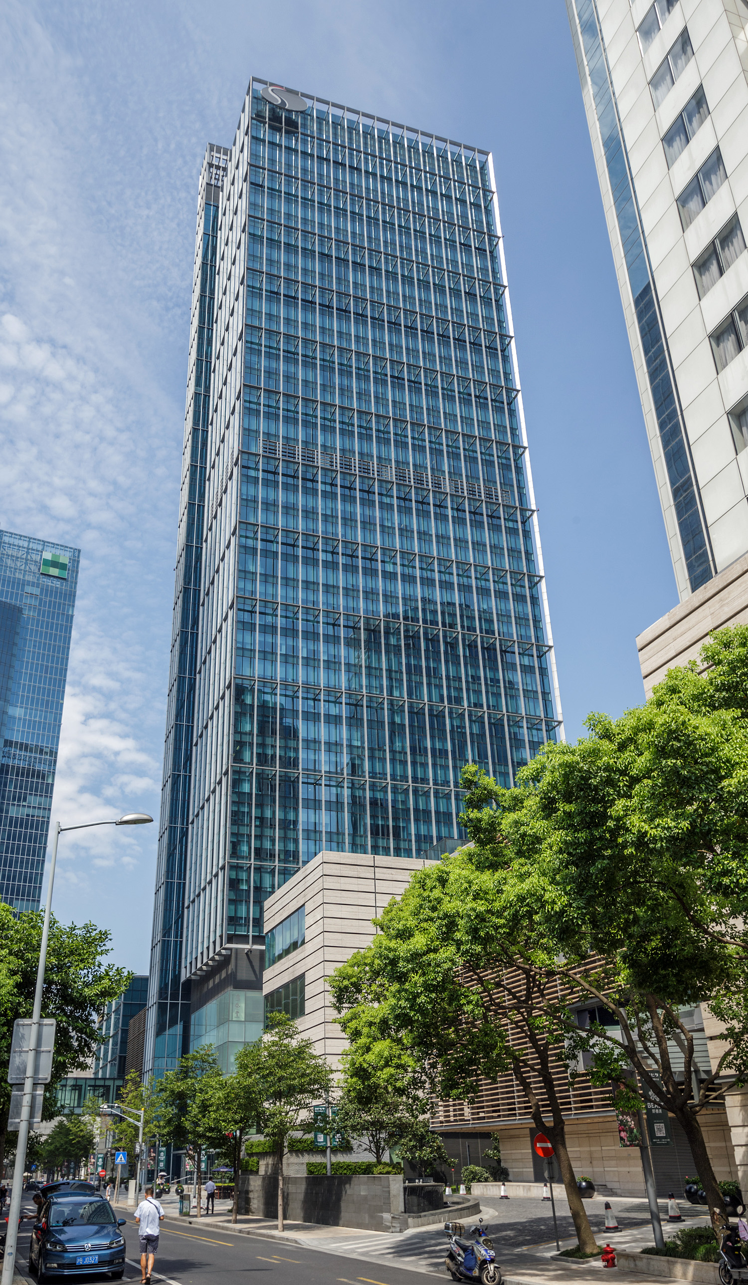 Jing An Kerry Centre Tower 3 - View from the east 