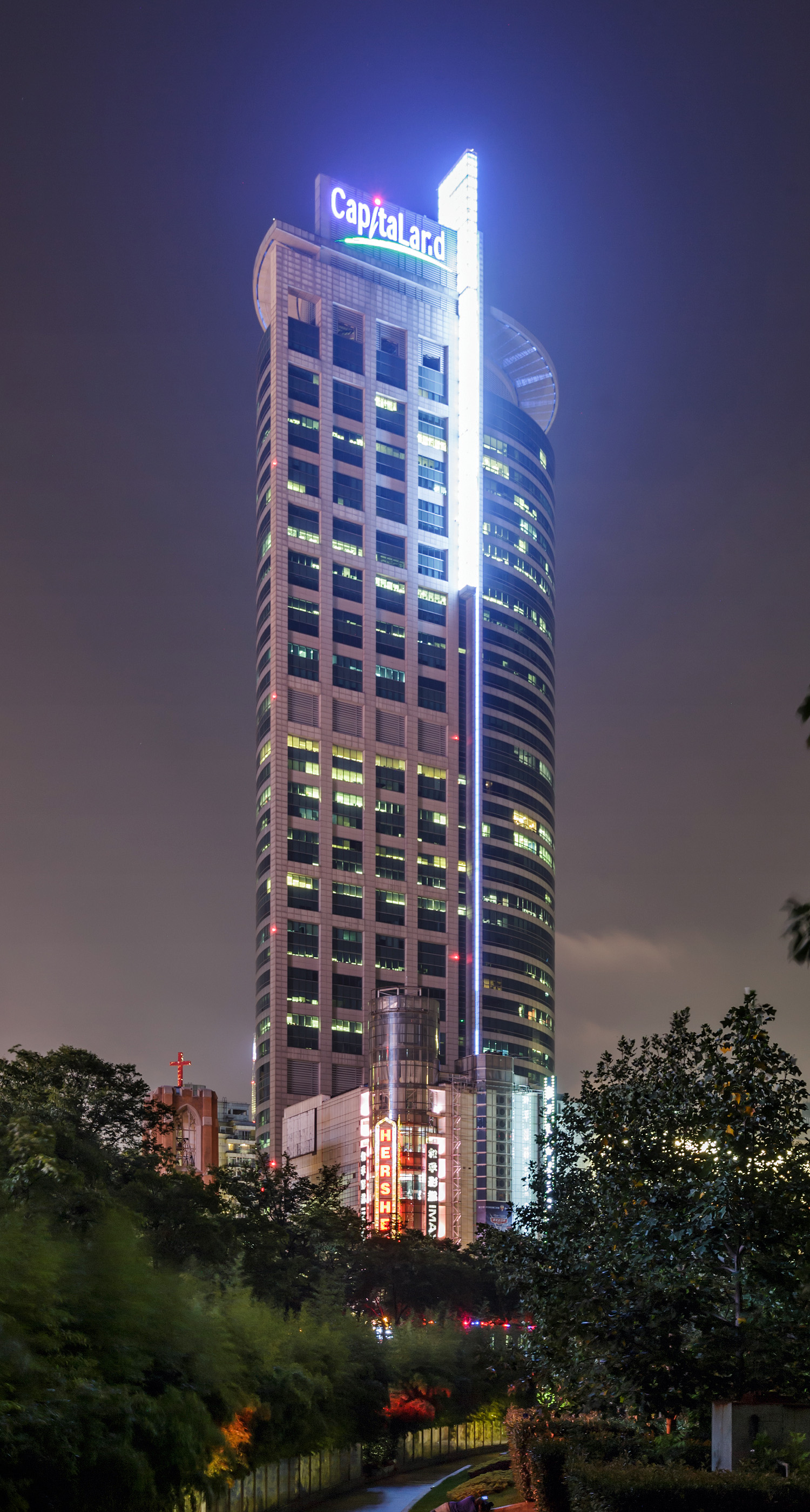 Raffles Square Tower - View from the east 