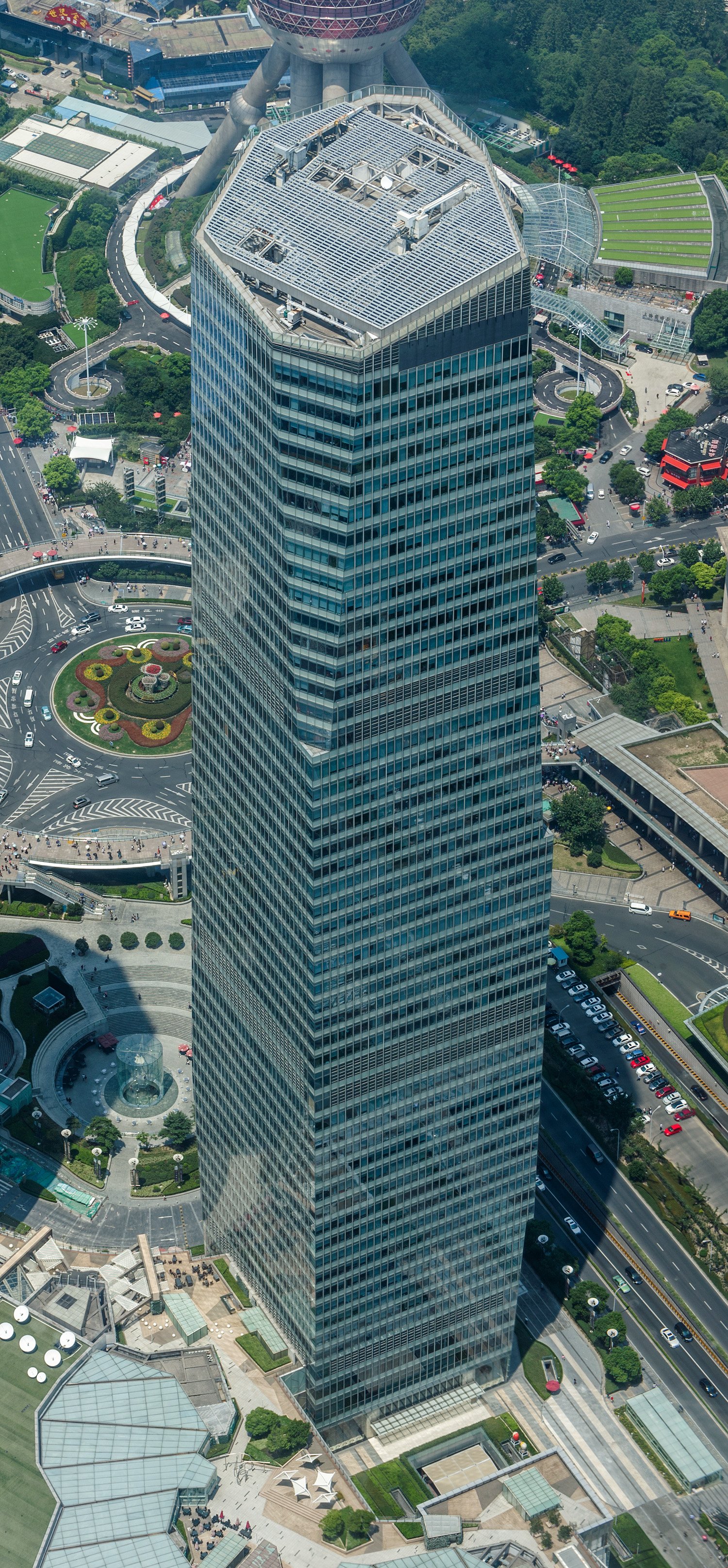 Shanghai IFC North Tower - View from Shanghai Tower 