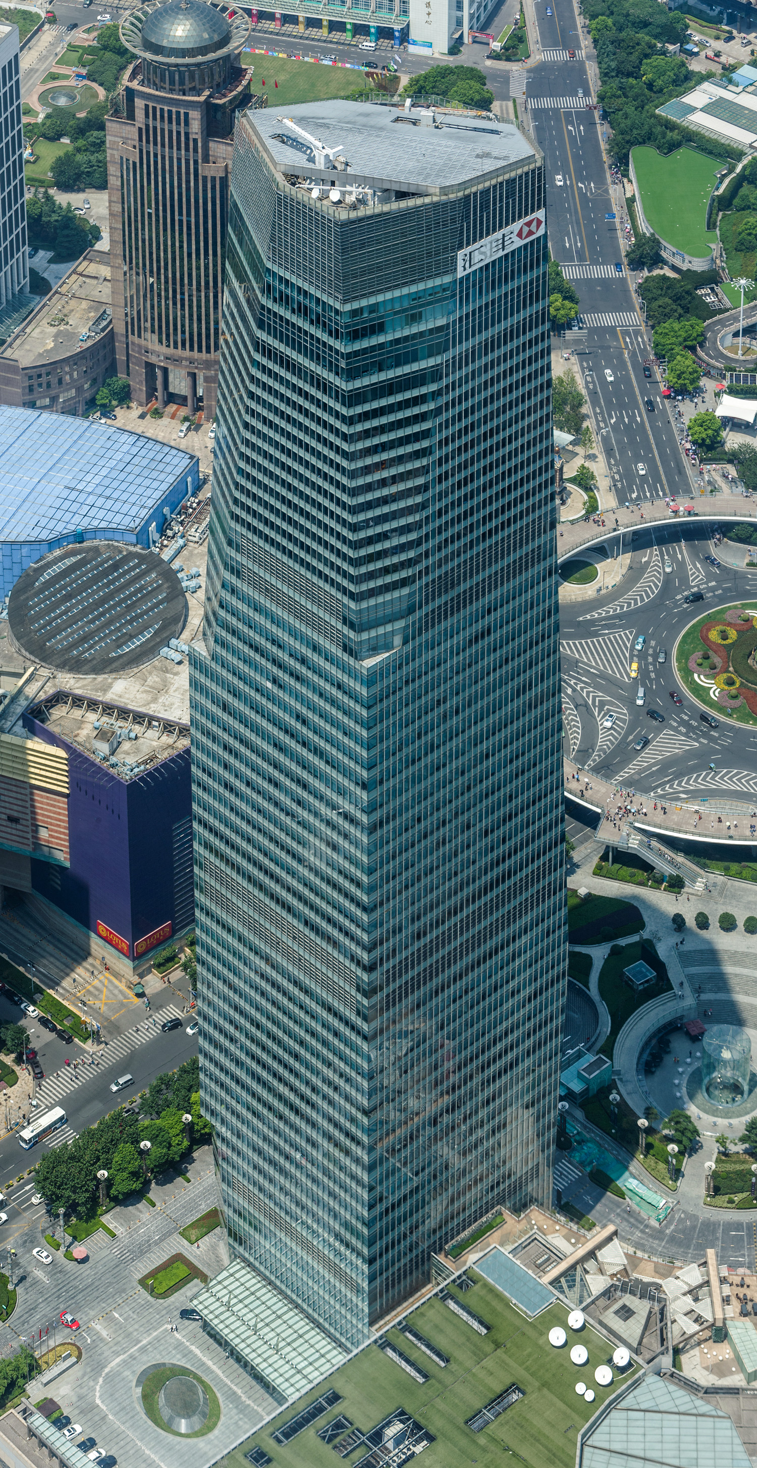 Shanghai IFC South Tower - View from Shanghai Tower 