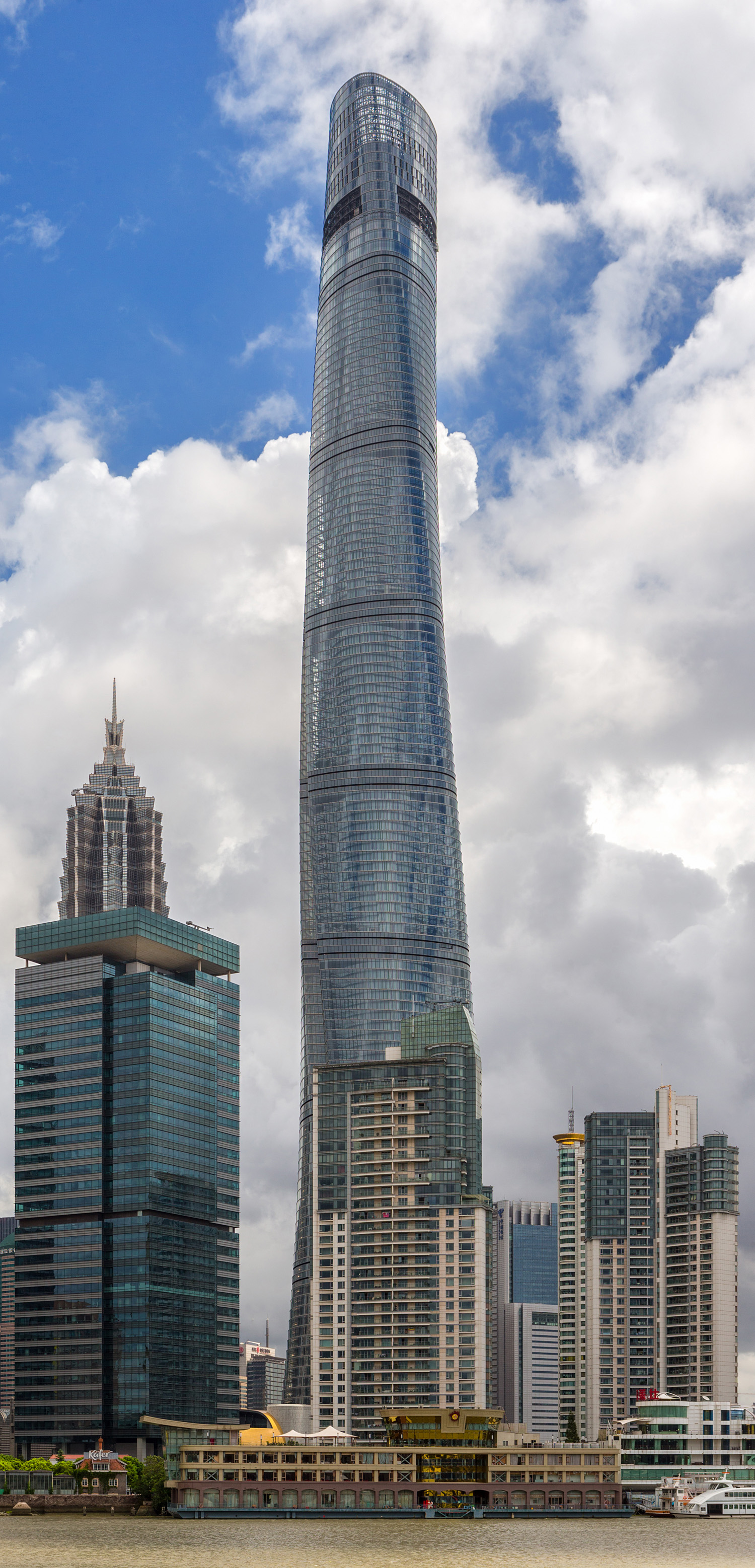 Shanghai Tower - View across Huangpu River 
