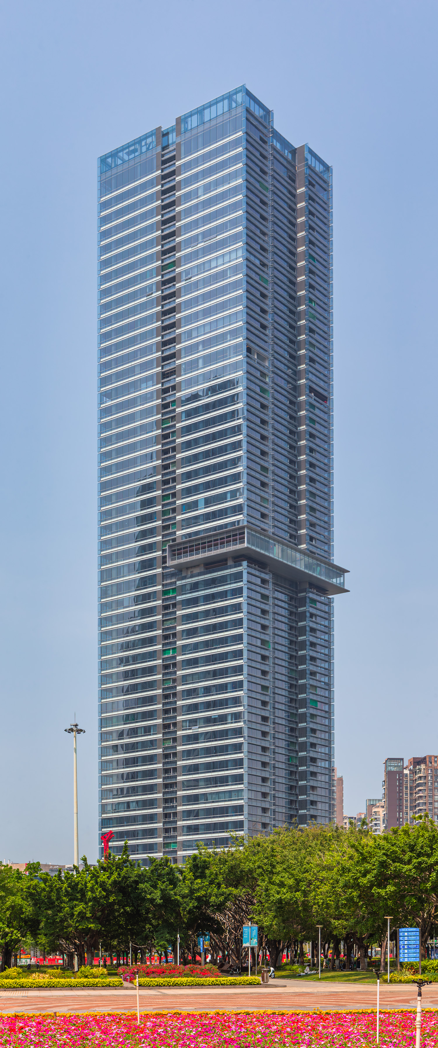 Baochen Tower - View from the east 